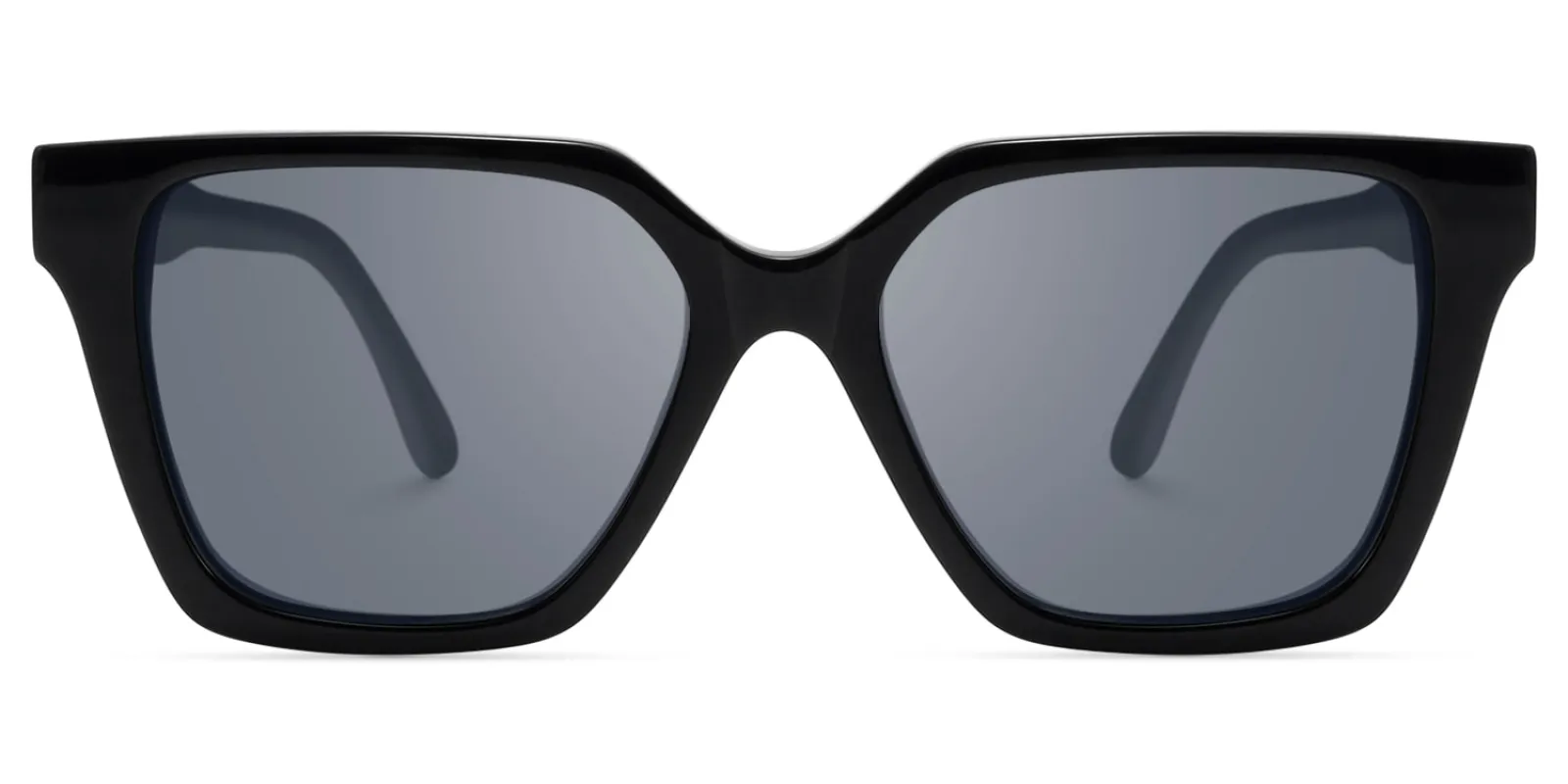 Eclipse - Square Black Sunglasses sold by Vooglam