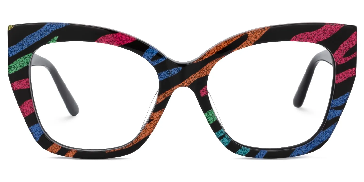 Haidera - Cat Eye Multicolor Eyeglasses sold by Vooglam product image thumbnail 2