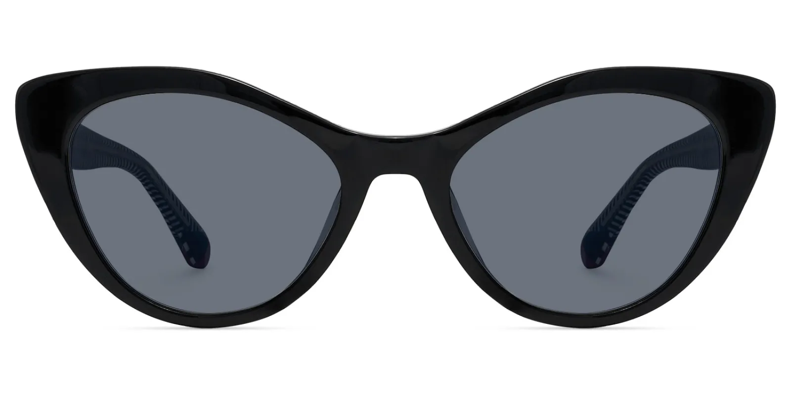 Naira - Cat Eye Black Prescription Sunglasses sold by Vooglam