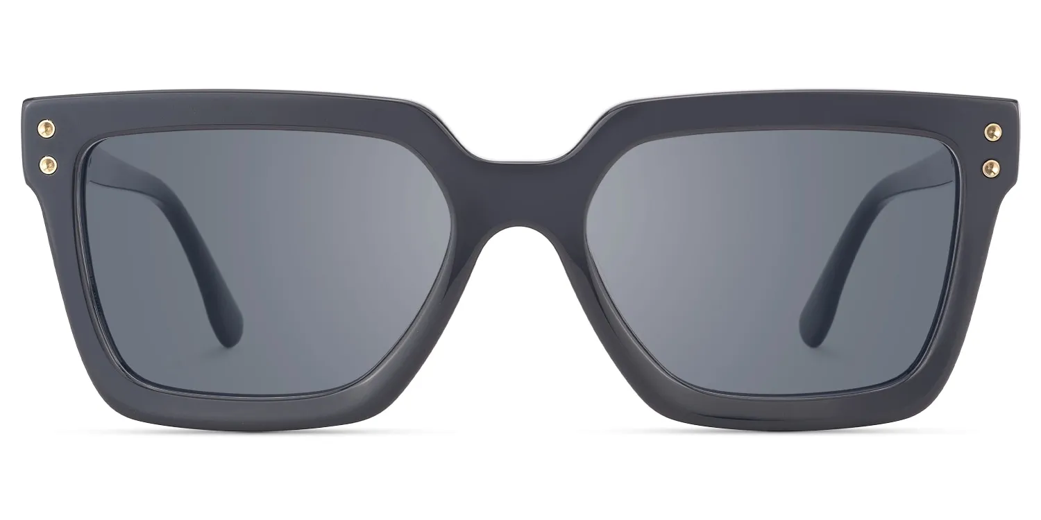 Cavalier - Rectangle Grey Sunglasses sold by Vooglam product image thumbnail 2