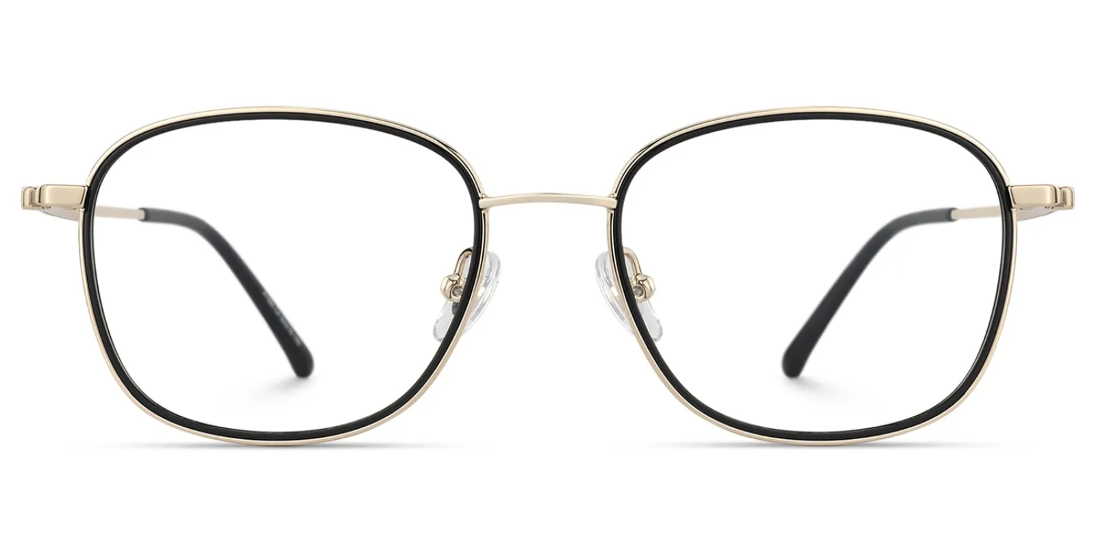 Static - Oval Gold Eyeglasses sold by Vooglam