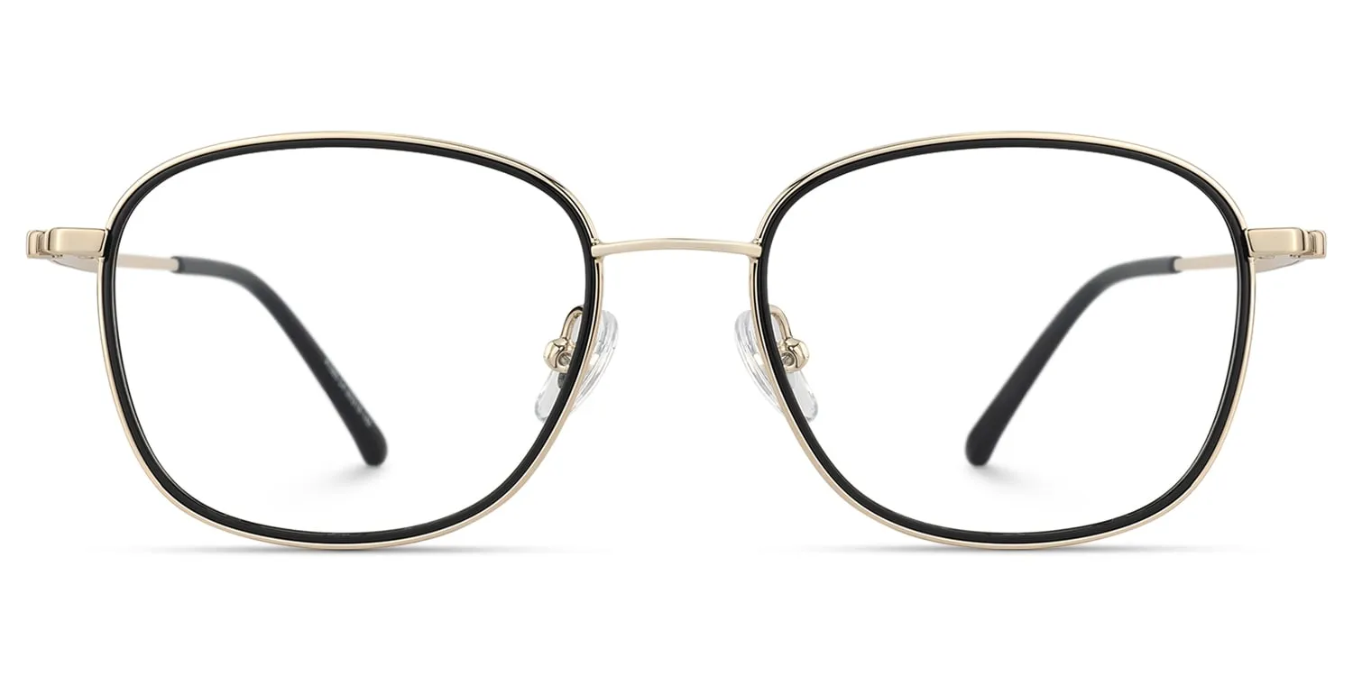 Static - Oval Gold Eyeglasses sold by Vooglam product image thumbnail 2