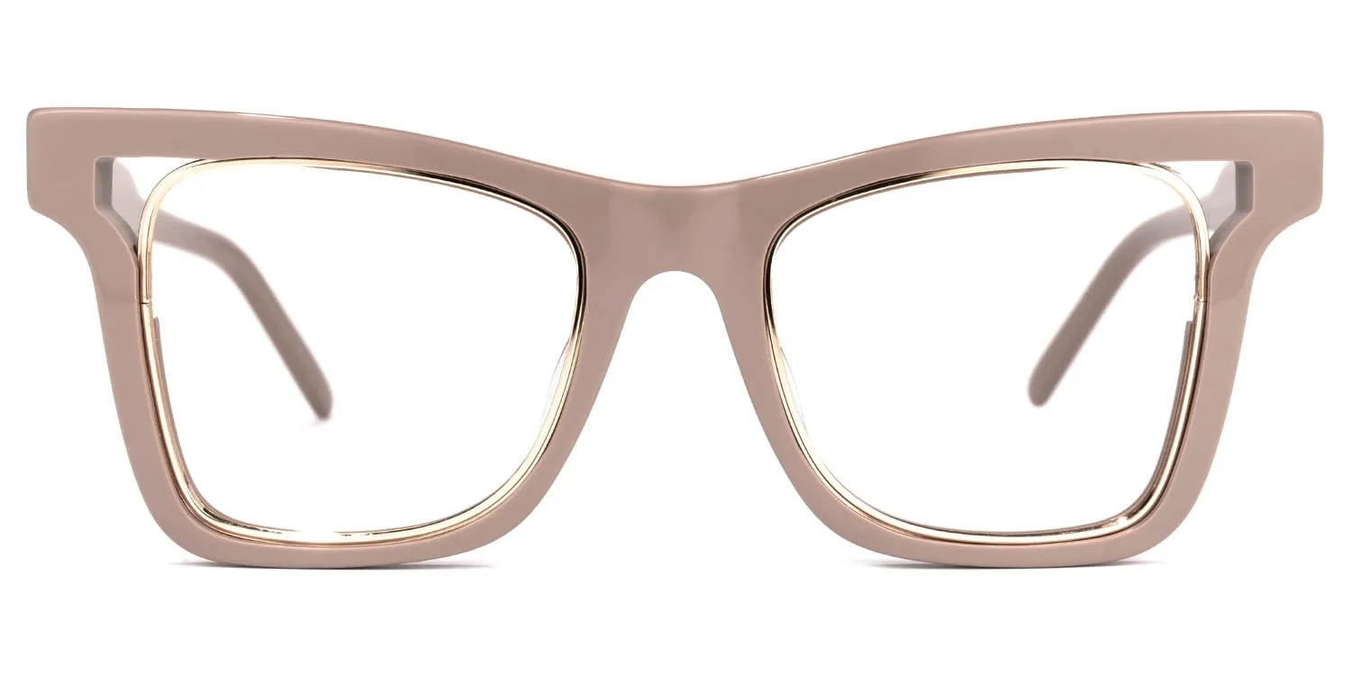 Efrain - Rectangle Brown Eyeglasses sold by Vooglam product image thumbnail 2