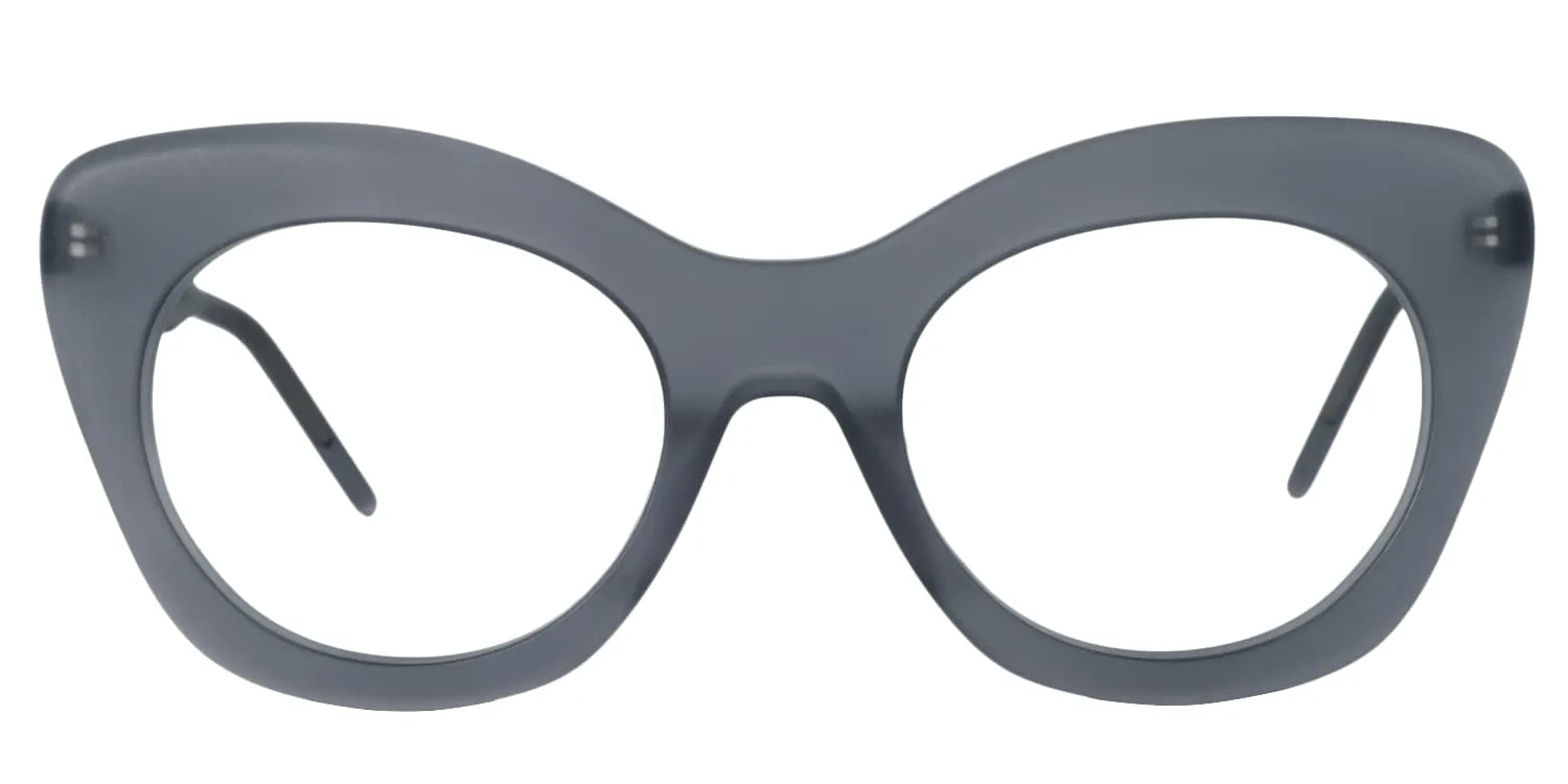Trisha - Butterfly Grey Eyeglasses sold by Vooglam