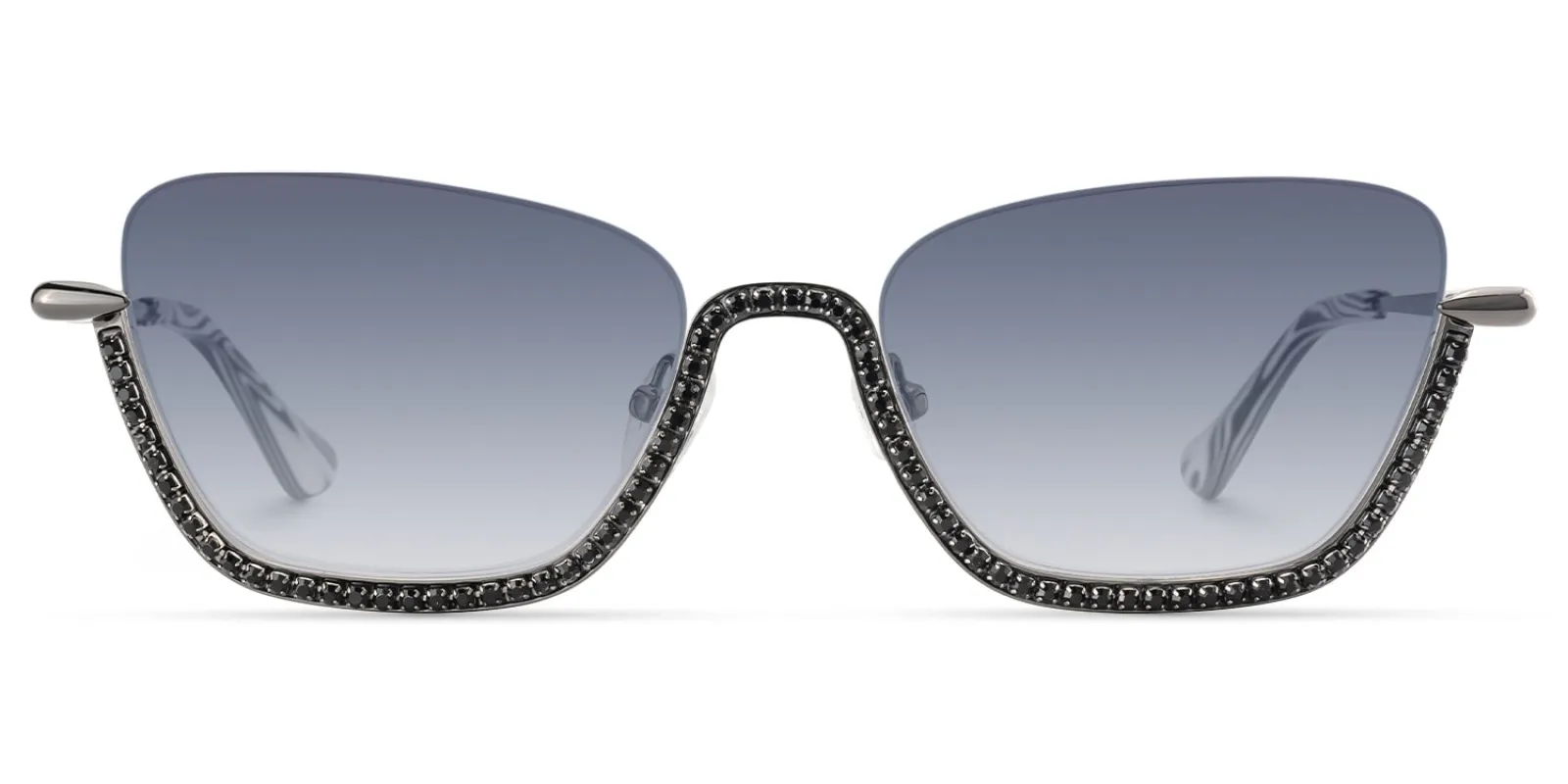 Viva - Cat Eye Black Sunglasses sold by Vooglam