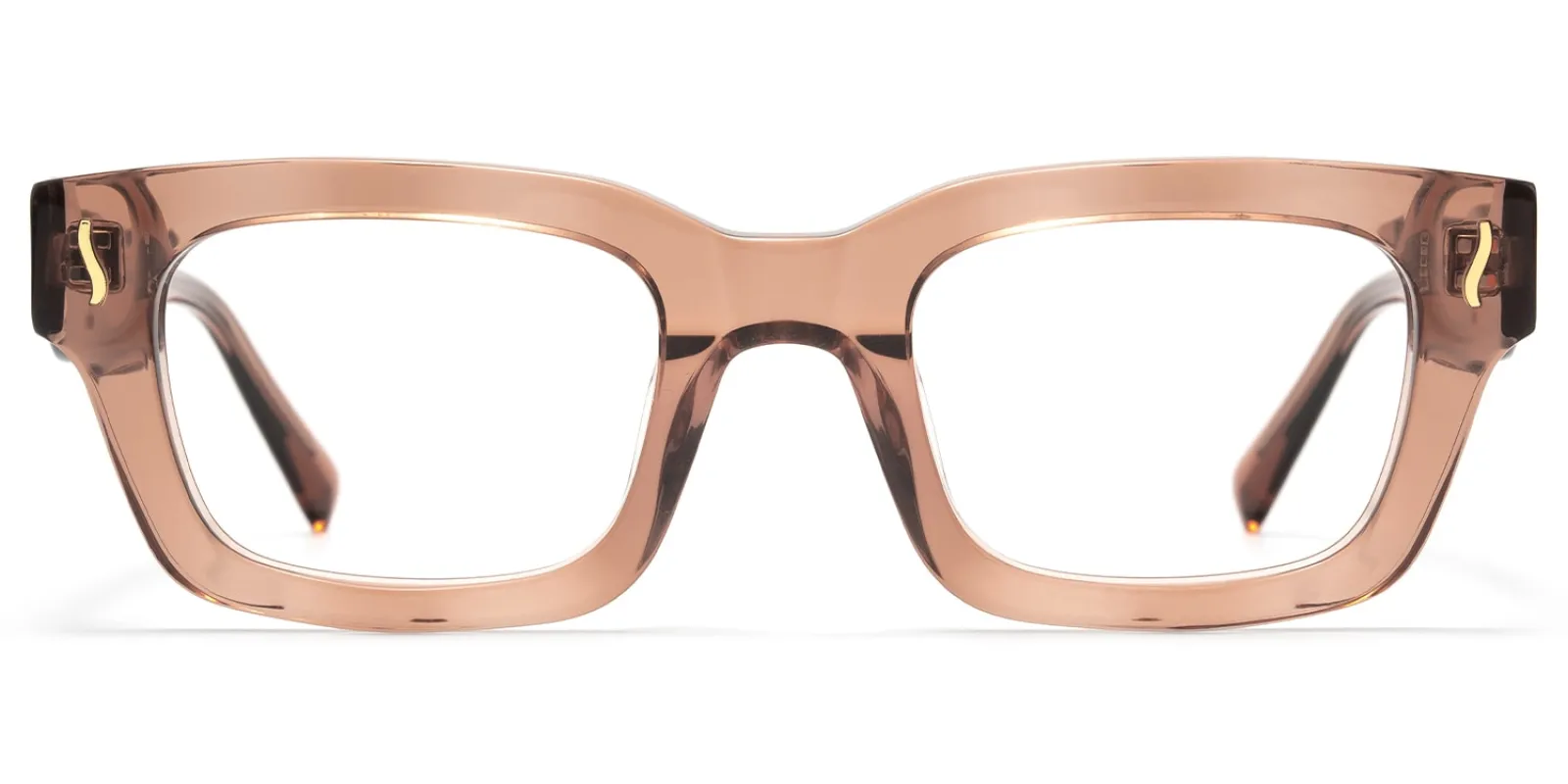 Wave - Cat Eye Brown Eyeglasses sold by Vooglam