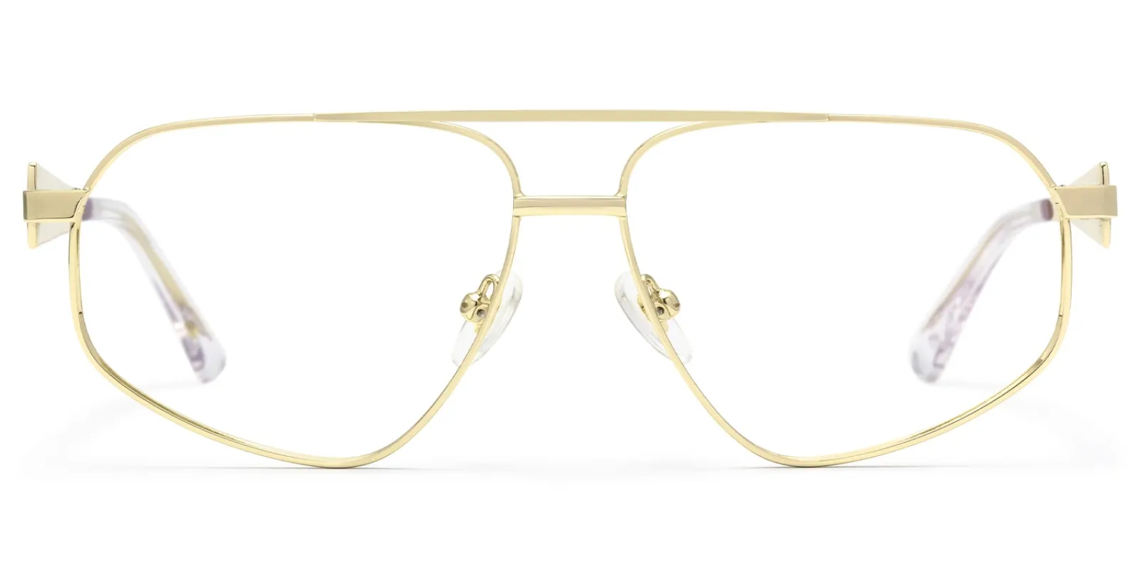 Trance - Aviator Gold Eyeglasses sold by Vooglam