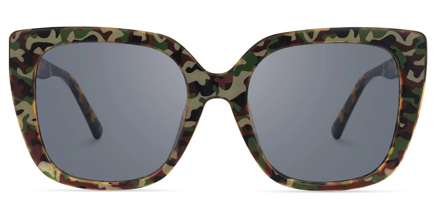 Sargent - Square Pattern Sunglasses sold by Vooglam product image thumbnail 2