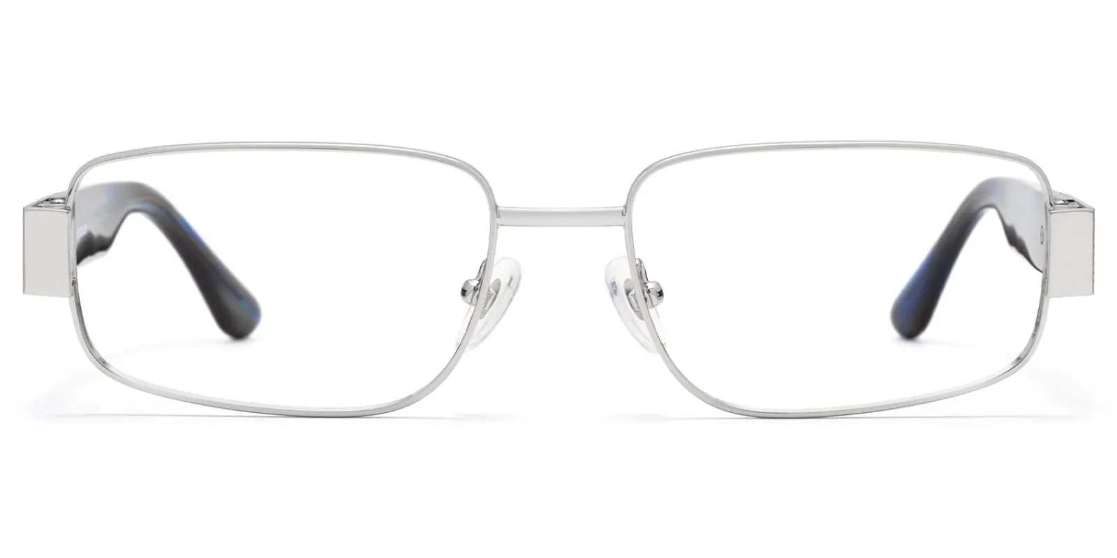 Cypher - Rectangle Silver Eyeglasses sold by Vooglam