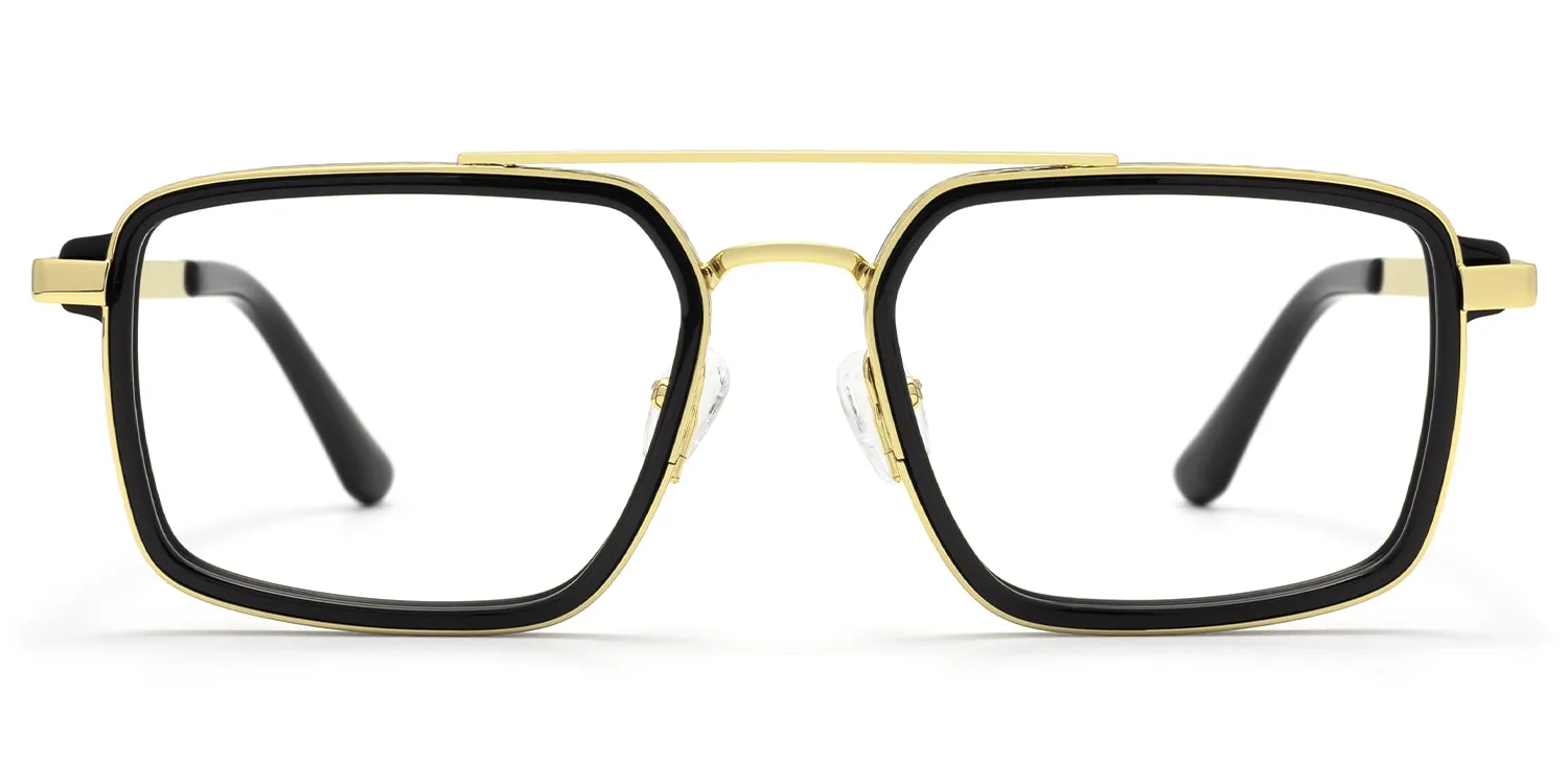 Navigator - Aviator Black Eyeglasses sold by Vooglam