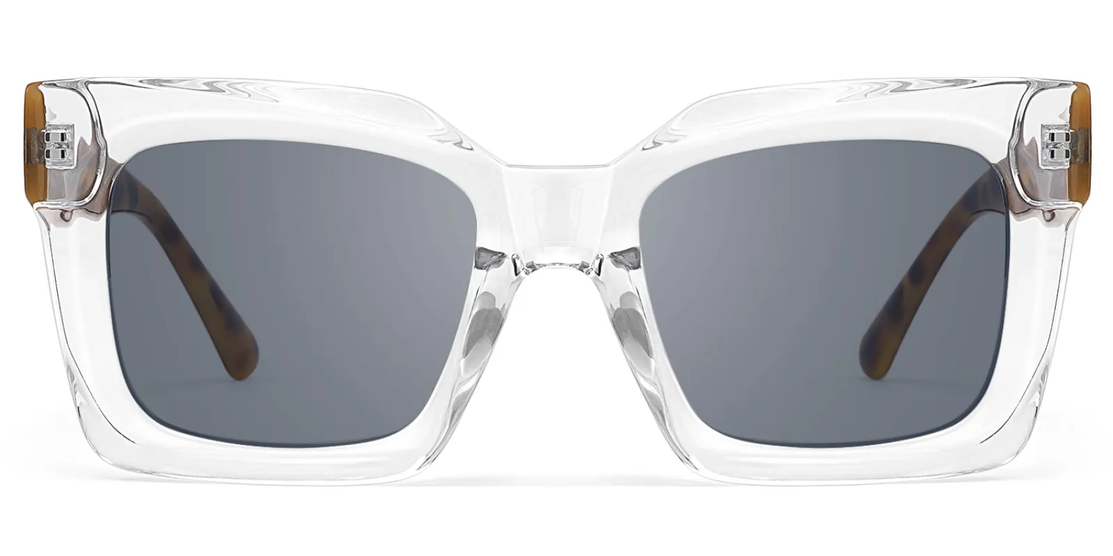 Pacheco - Rectangle Crystal Sunglasses sold by Vooglam
