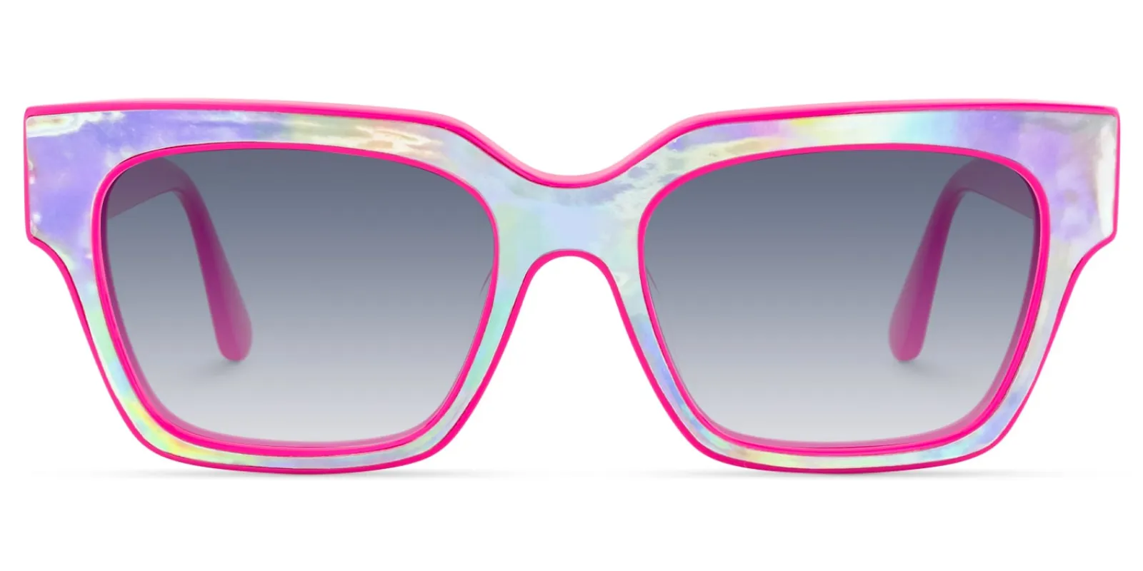 Qacha - Square Pink Sunglasses sold by Vooglam