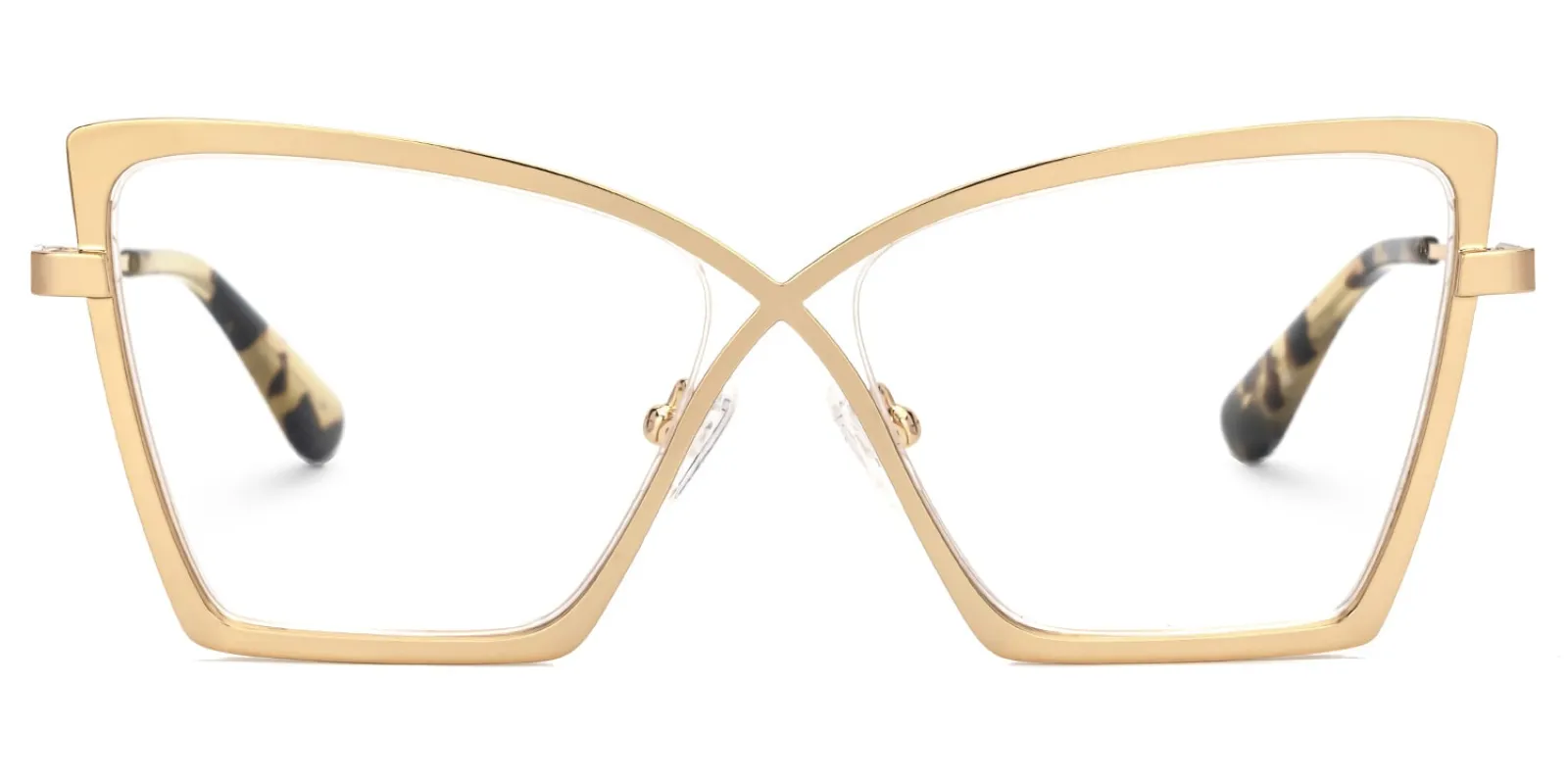 Felicja - Butterfly Gold Eyeglasses sold by Vooglam