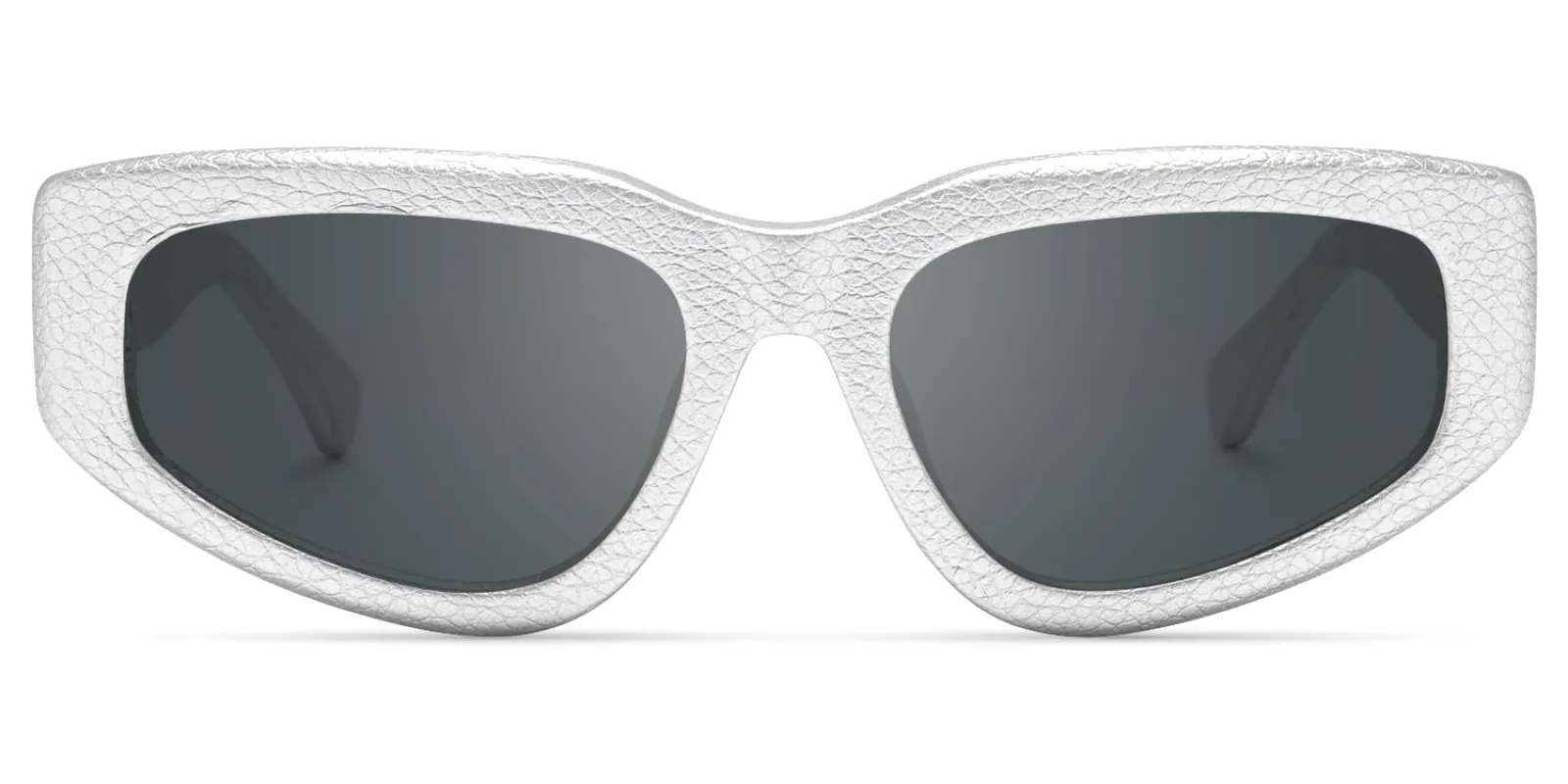 CruzHide - Geometric Silver Sunglasses sold by Vooglam