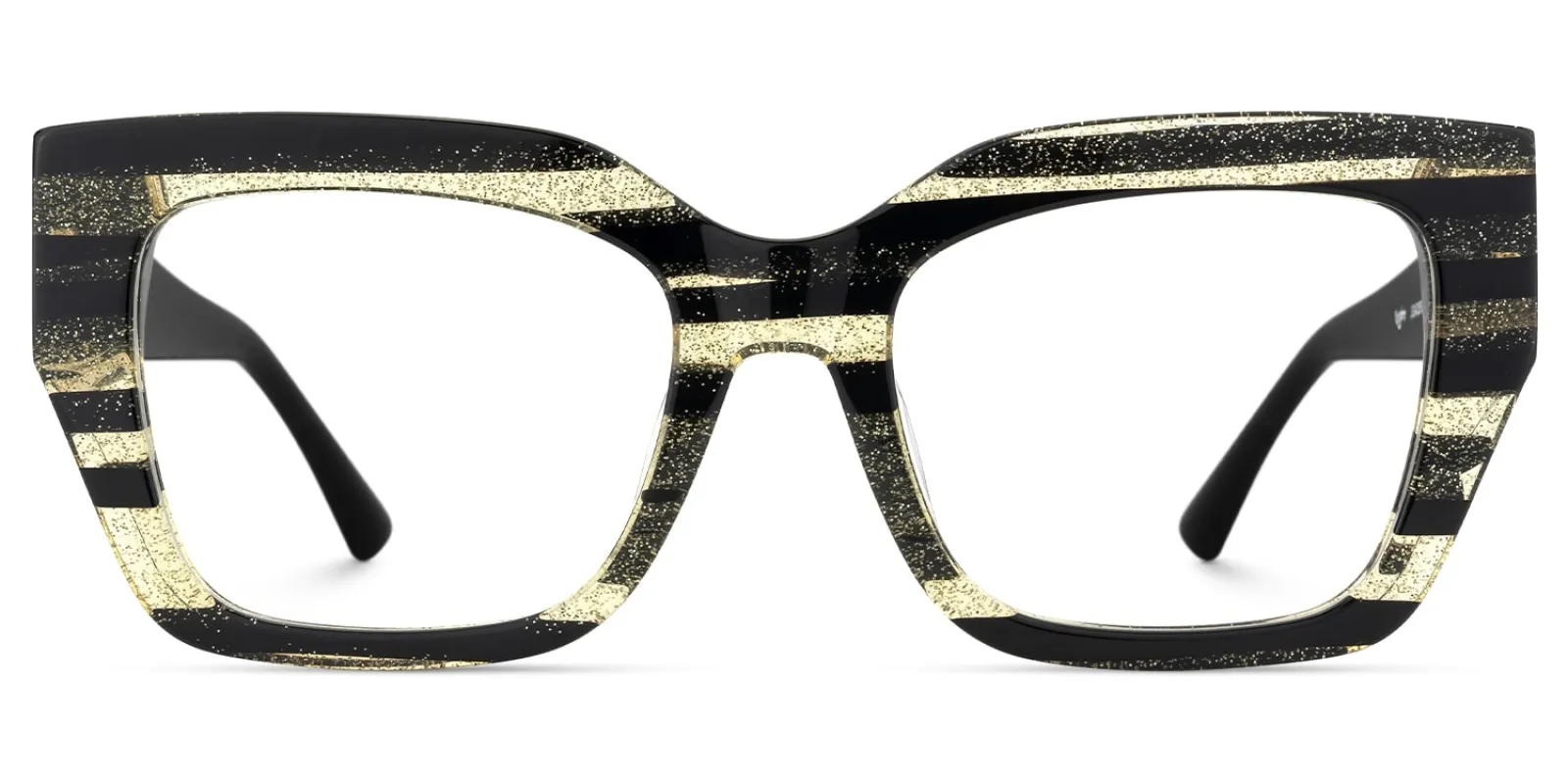 Sable - Square Pattern Eyeglasses sold by Vooglam