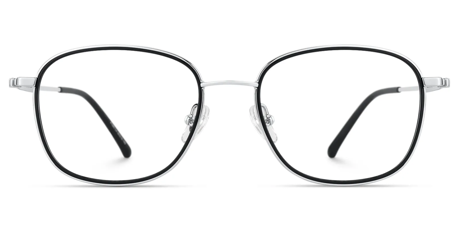 Static - Oval Silver Eyeglasses sold by Vooglam