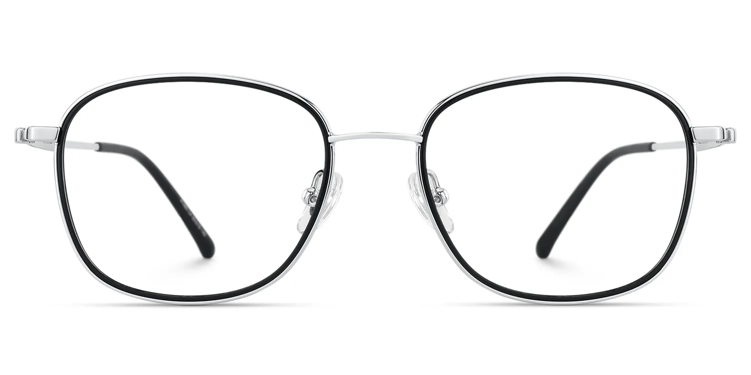 Static - Oval Silver Eyeglasses sold by Vooglam product image thumbnail 2