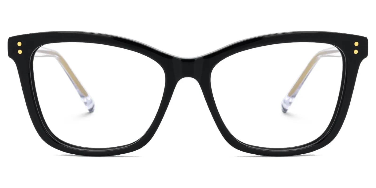 Lalage - Butterfly Black Eyeglasses sold by Vooglam