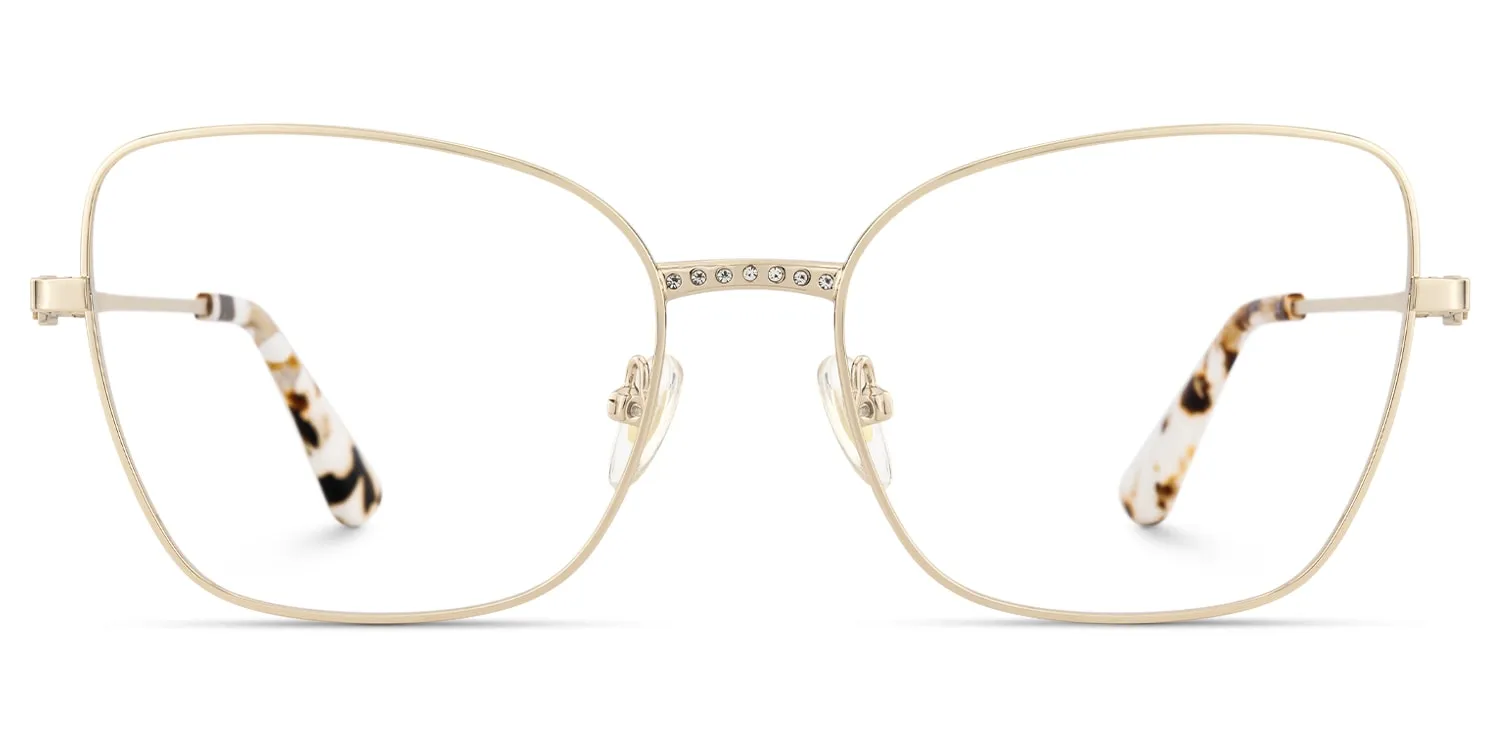 Meadow - Square Gold Eyeglasses sold by Vooglam product image thumbnail 2