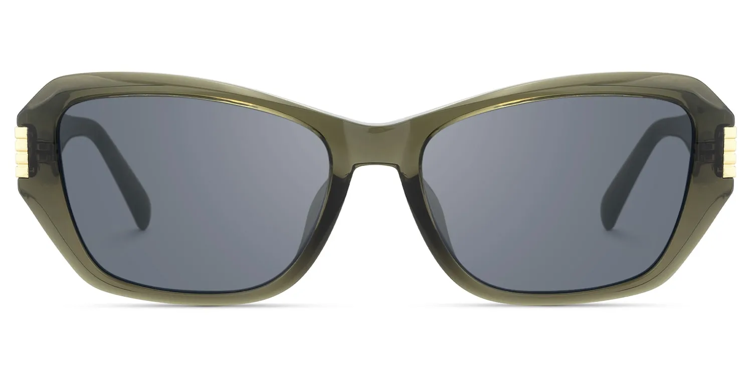 Flicker - Geometric Green Sunglasses sold by Vooglam product image thumbnail 2