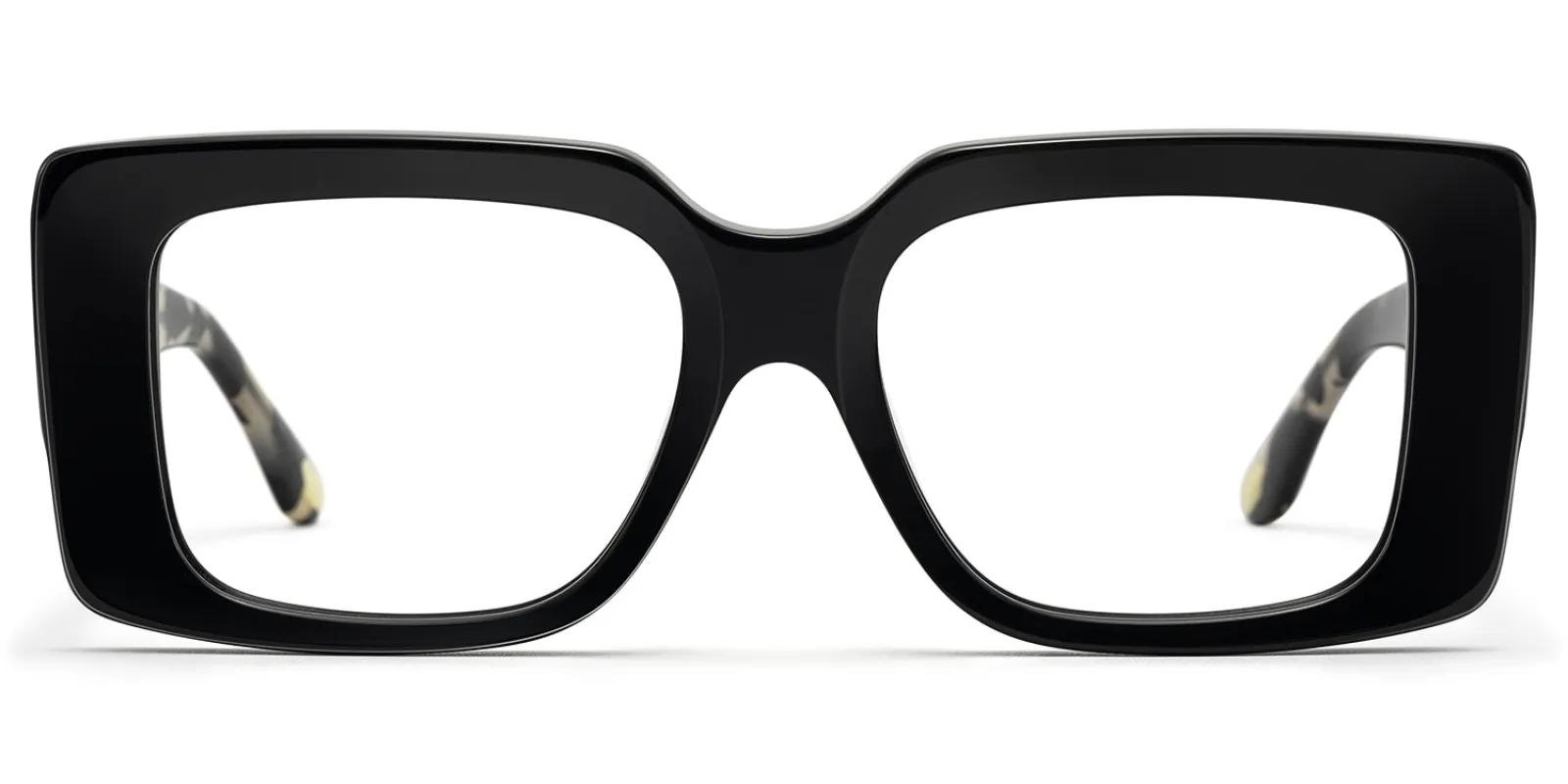 Kente - Rectangle Black Eyeglasses sold by Vooglam