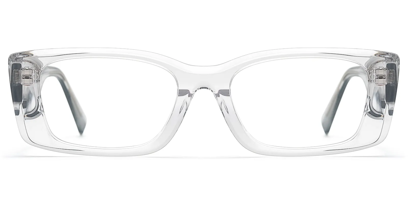 Horizon - Rectangle Crystal Eyeglasses sold by Vooglam