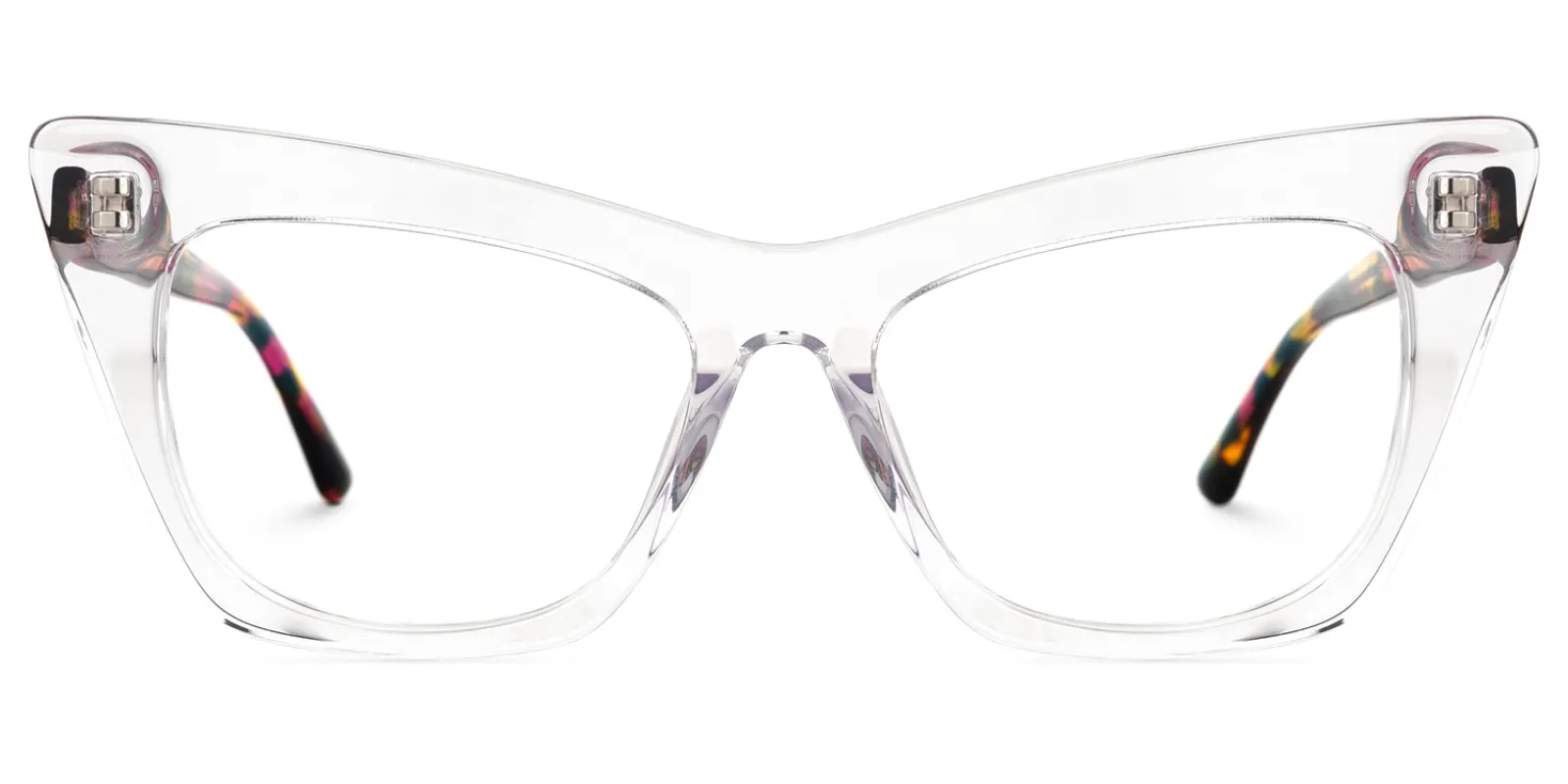 Eamon - Cat Eye Crystal Eyeglasses sold by Vooglam