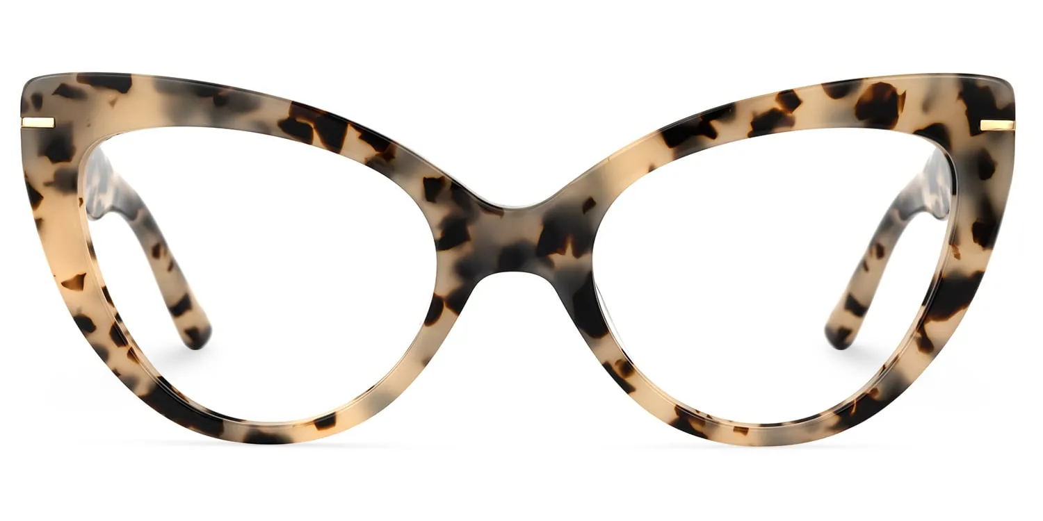 Veromca - Cat Eye Tortoise Eyeglasses sold by Vooglam