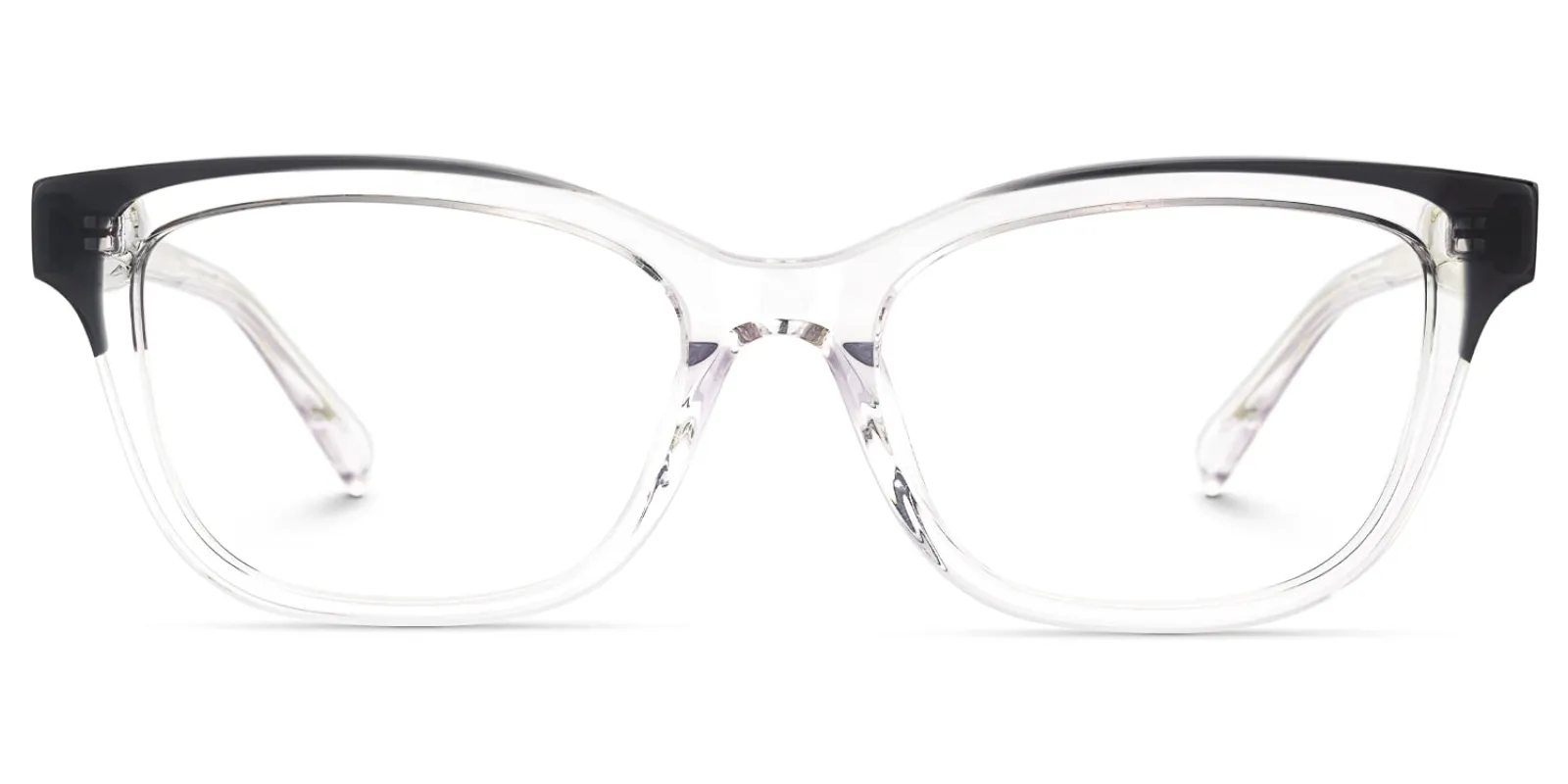 Welty - Rectangle Black Eyeglasses sold by Vooglam