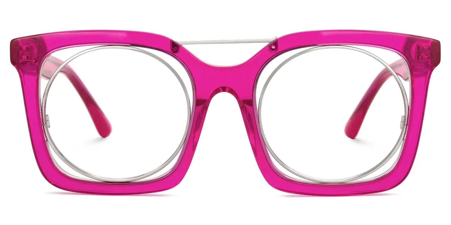 Gafnit - Aviator Pink Eyeglasses sold by Vooglam product image thumbnail 2