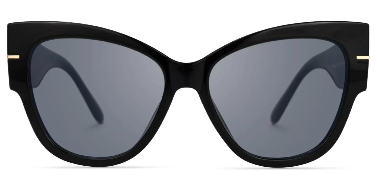 Elektra - Cat Eye Black Sunglasses sold by Vooglam