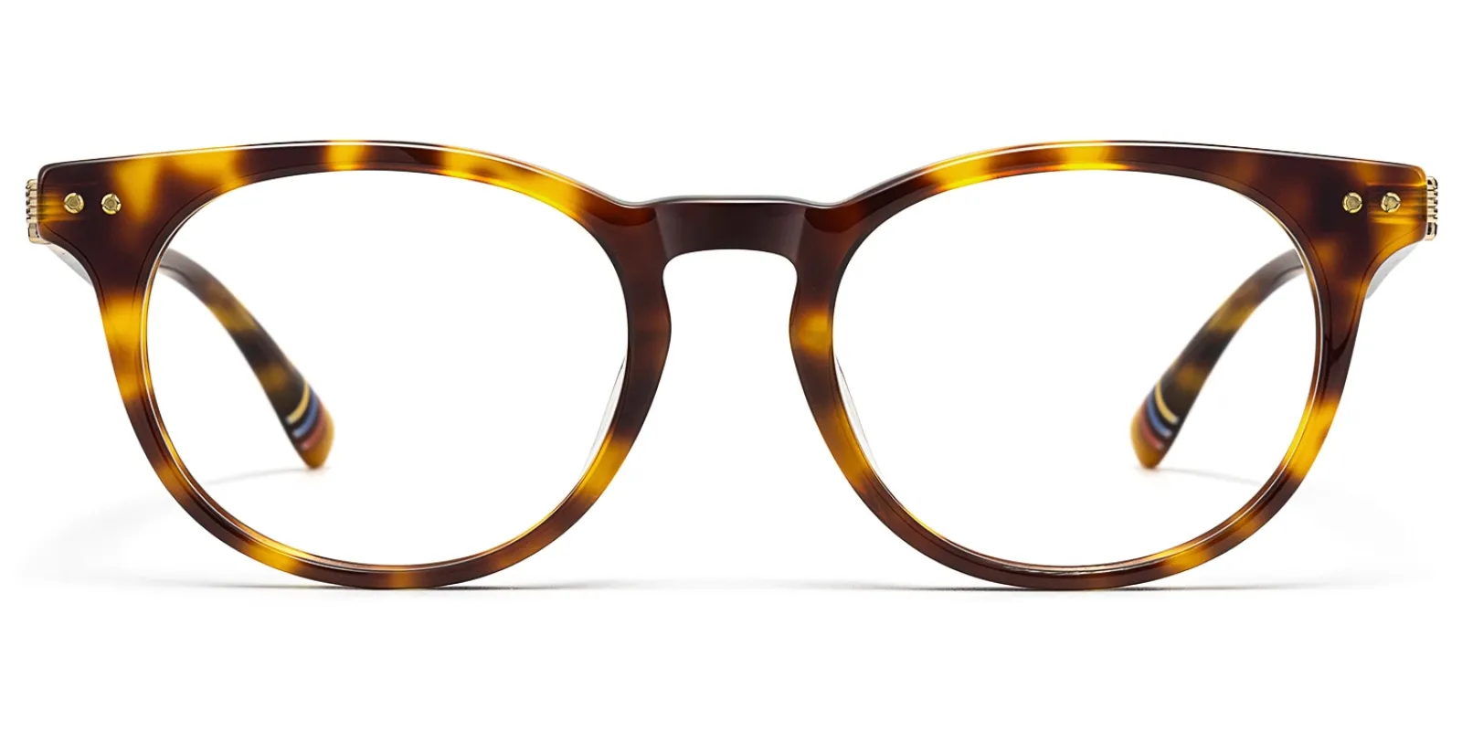 Vintel - Rectangle Tortoise Eyeglasses sold by Vooglam