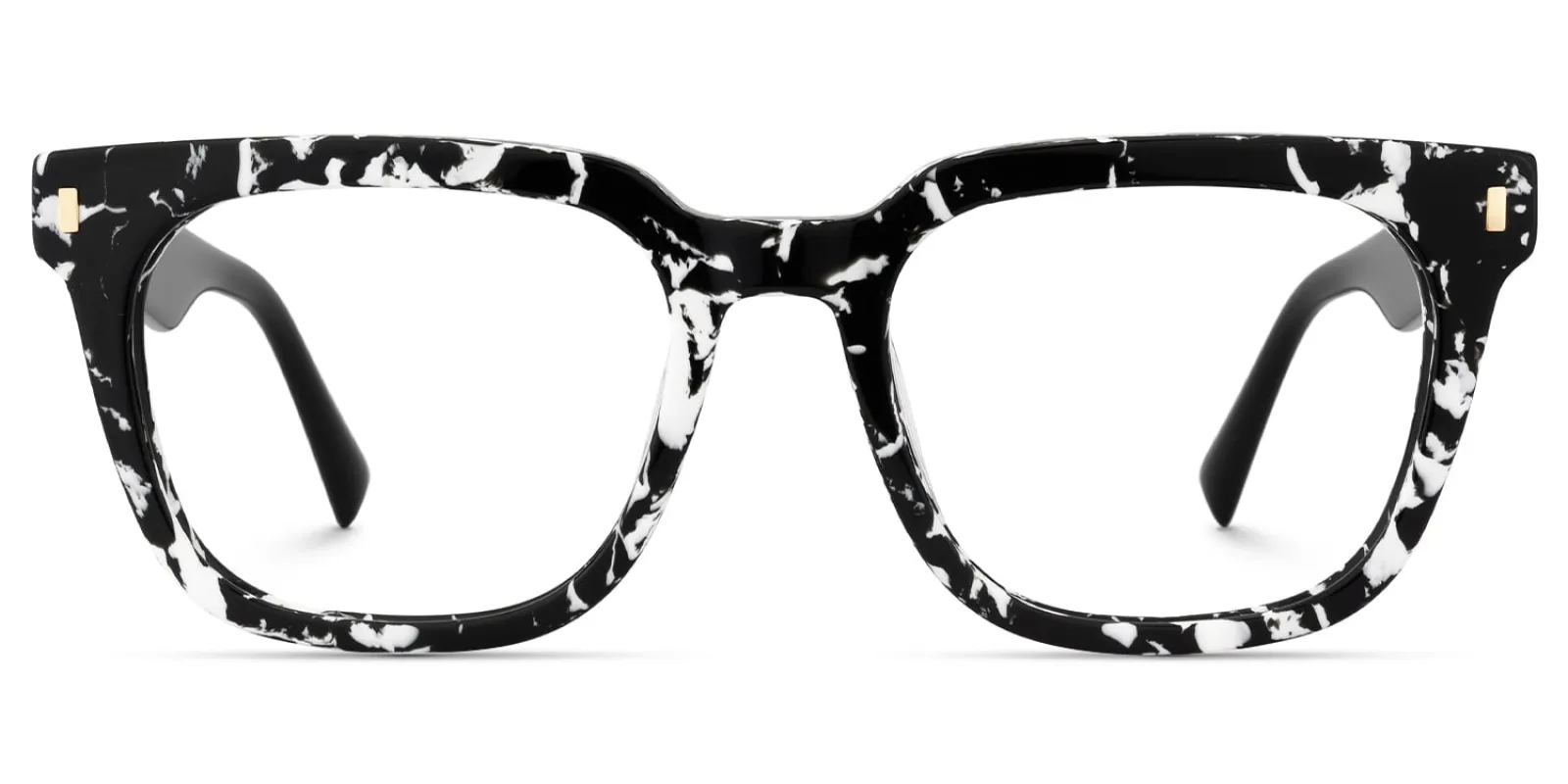 Vinyl - Square Pattern Eyeglasses sold by Vooglam
