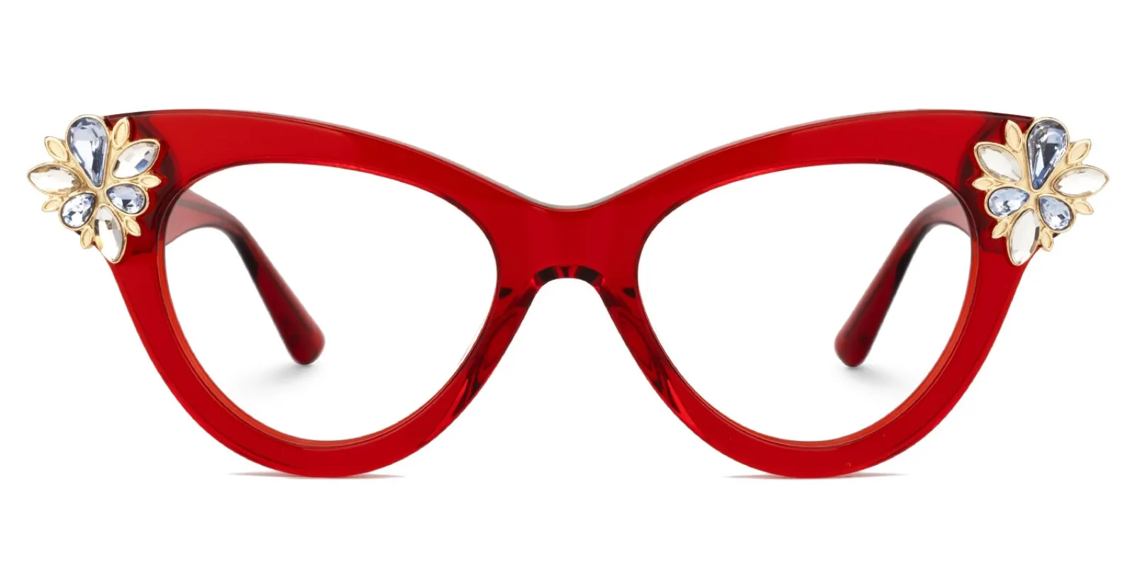 Farai - Cat Eye Red Eyeglasses sold by Vooglam