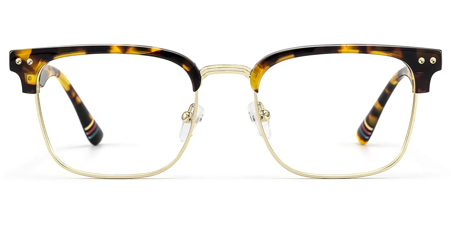 Preppy - Rectangle Tortoise Eyeglasses sold by Vooglam product image thumbnail 2