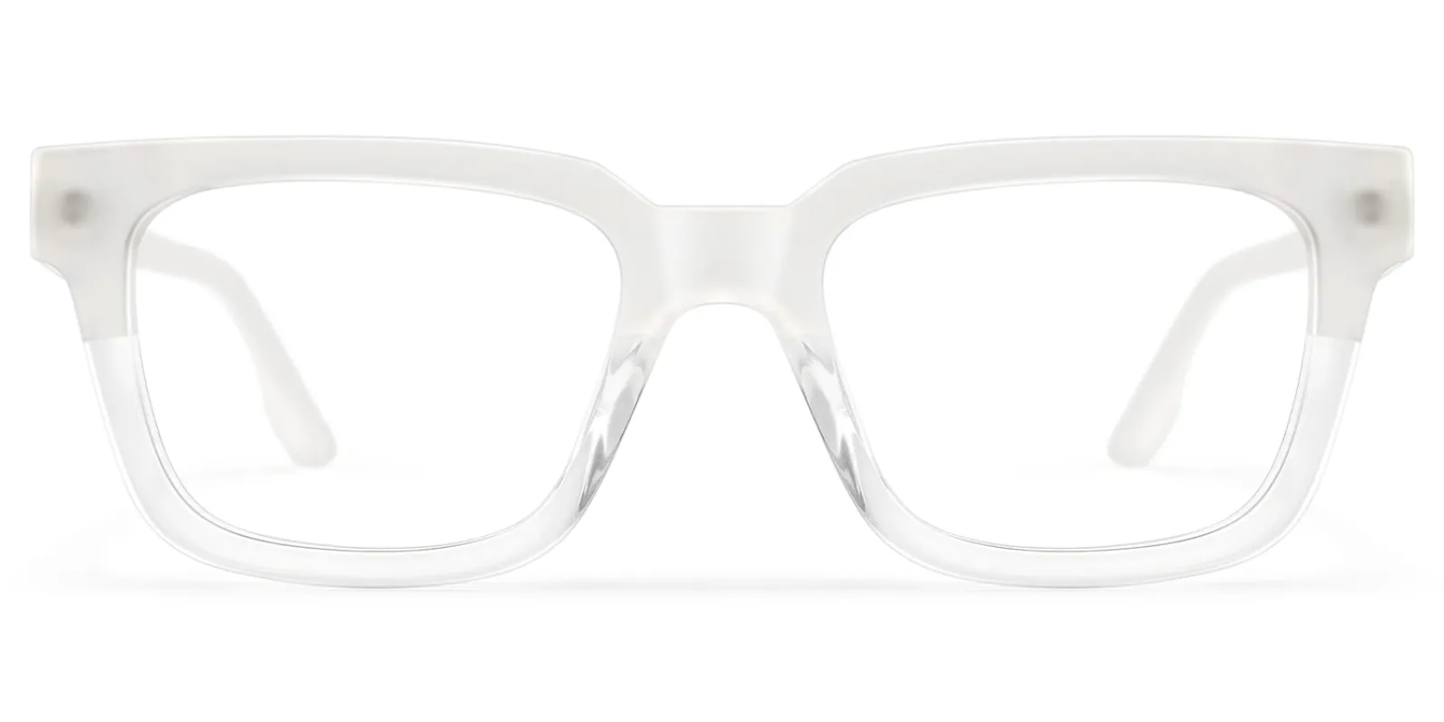 Strobe - Rectangle Transparent Eyeglasses sold by Vooglam