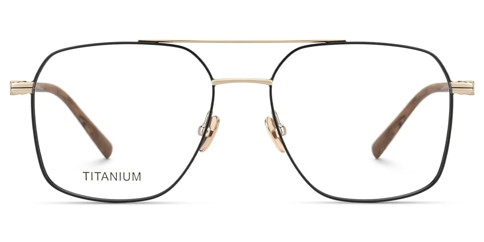 York - Aviator Two-tone Eyeglasses sold by Vooglam