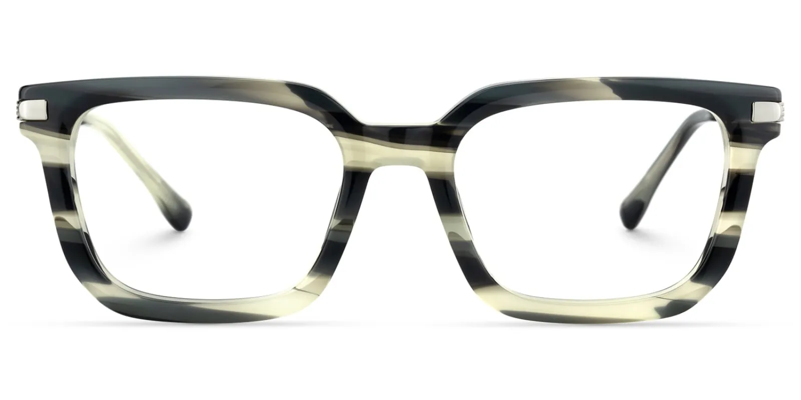 Denbeigh - Rectangle Pattern Eyeglasses sold by Vooglam