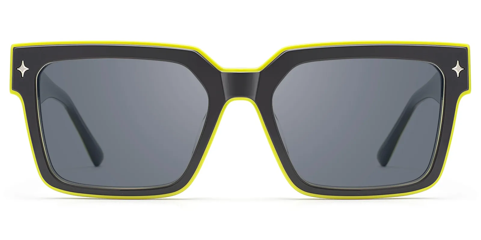 Havok - Rectangle Gray Sunglasses sold by Vooglam