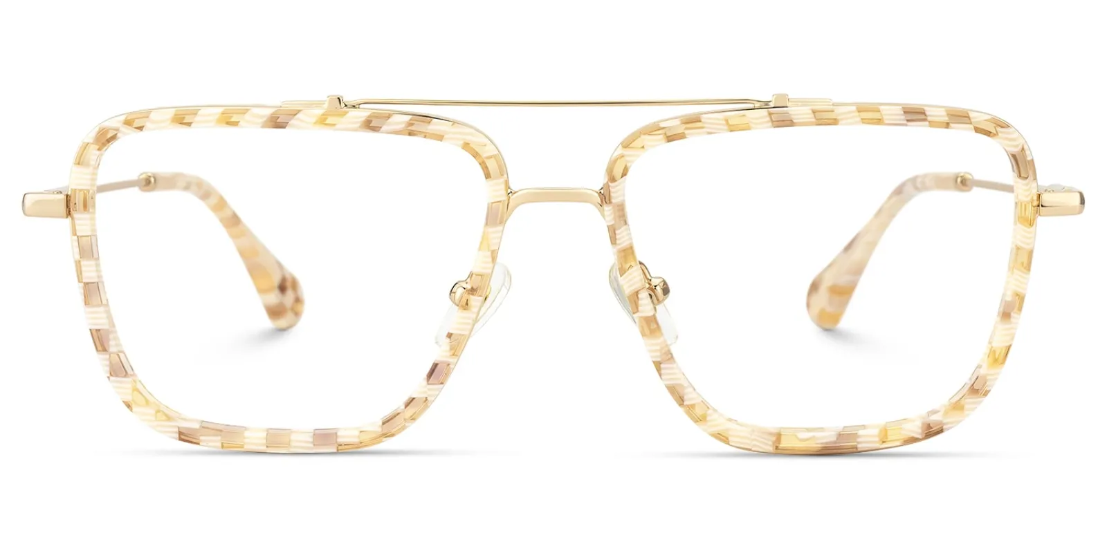 Isla - Aviator Pattern Eyeglasses sold by Vooglam