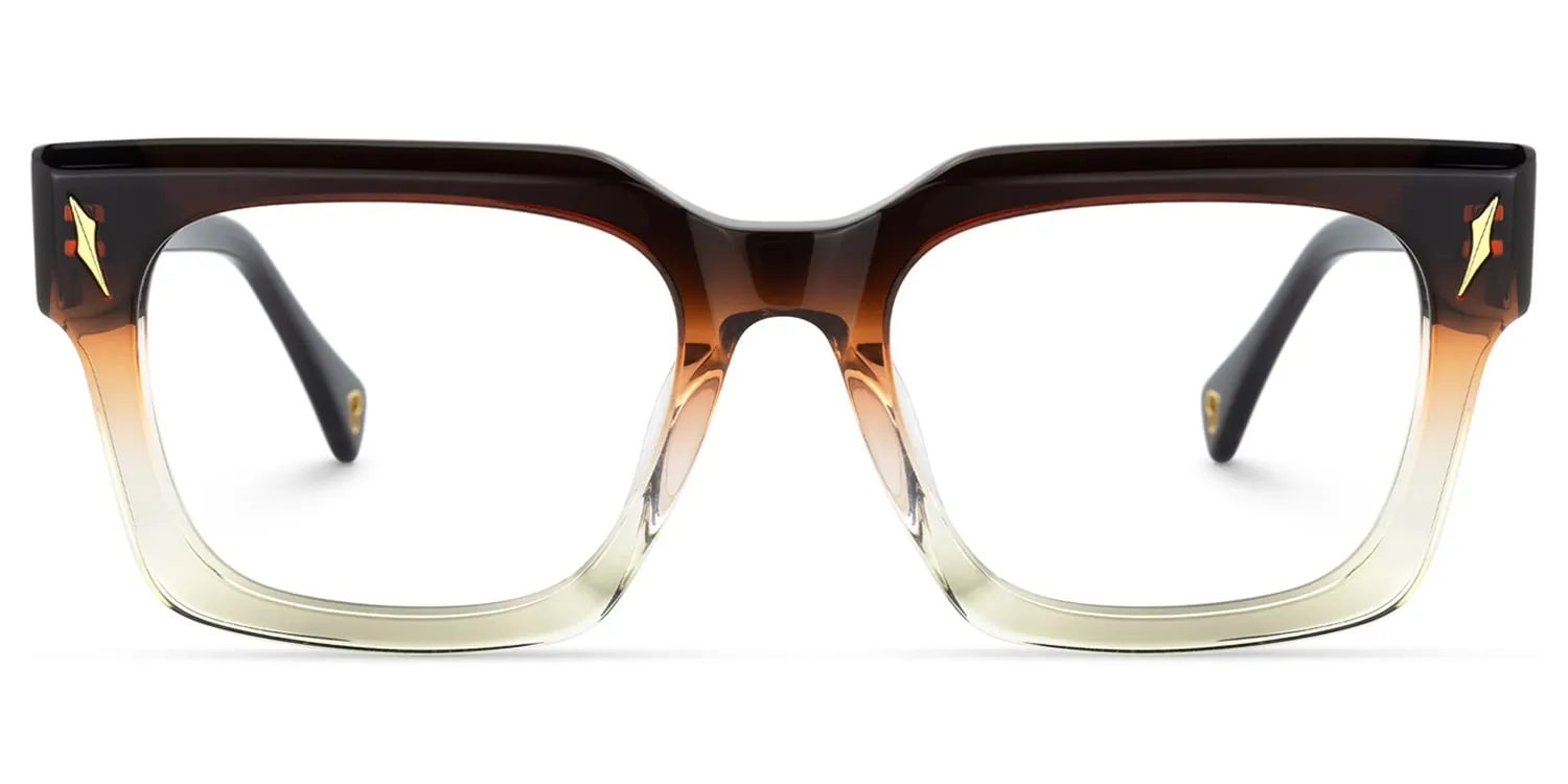 Mahola - Rectangle Brown Eyeglasses sold by Vooglam product image thumbnail 2