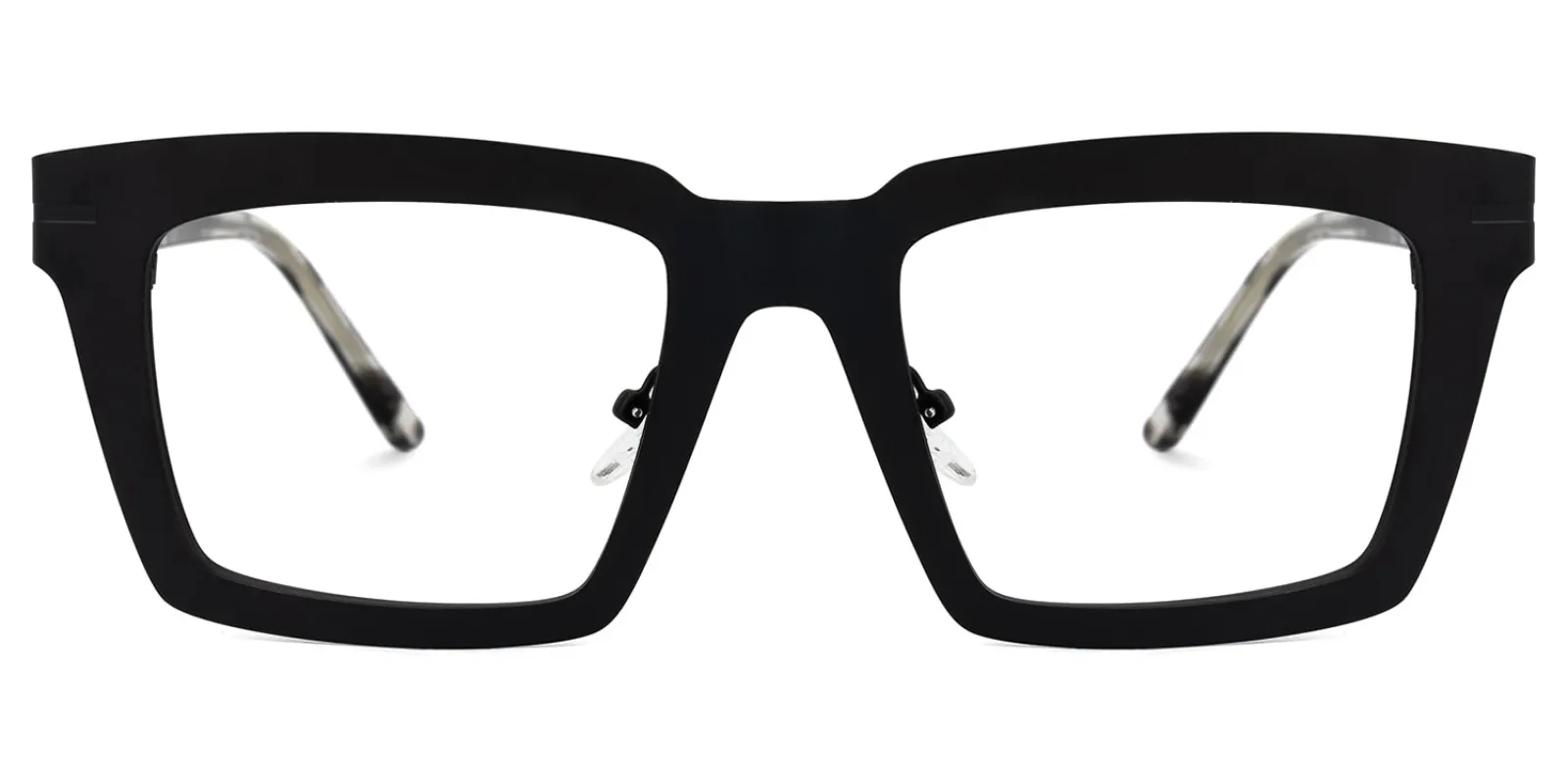 Arnal - Rectangle Black Eyeglasses sold by Vooglam