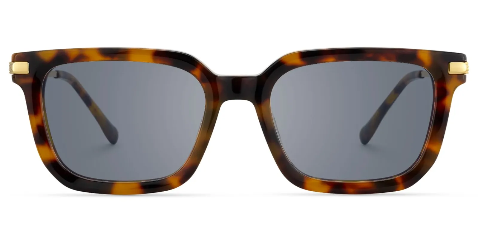 Denbeigh - Rectangle Tortoise Sunglasses sold by Vooglam