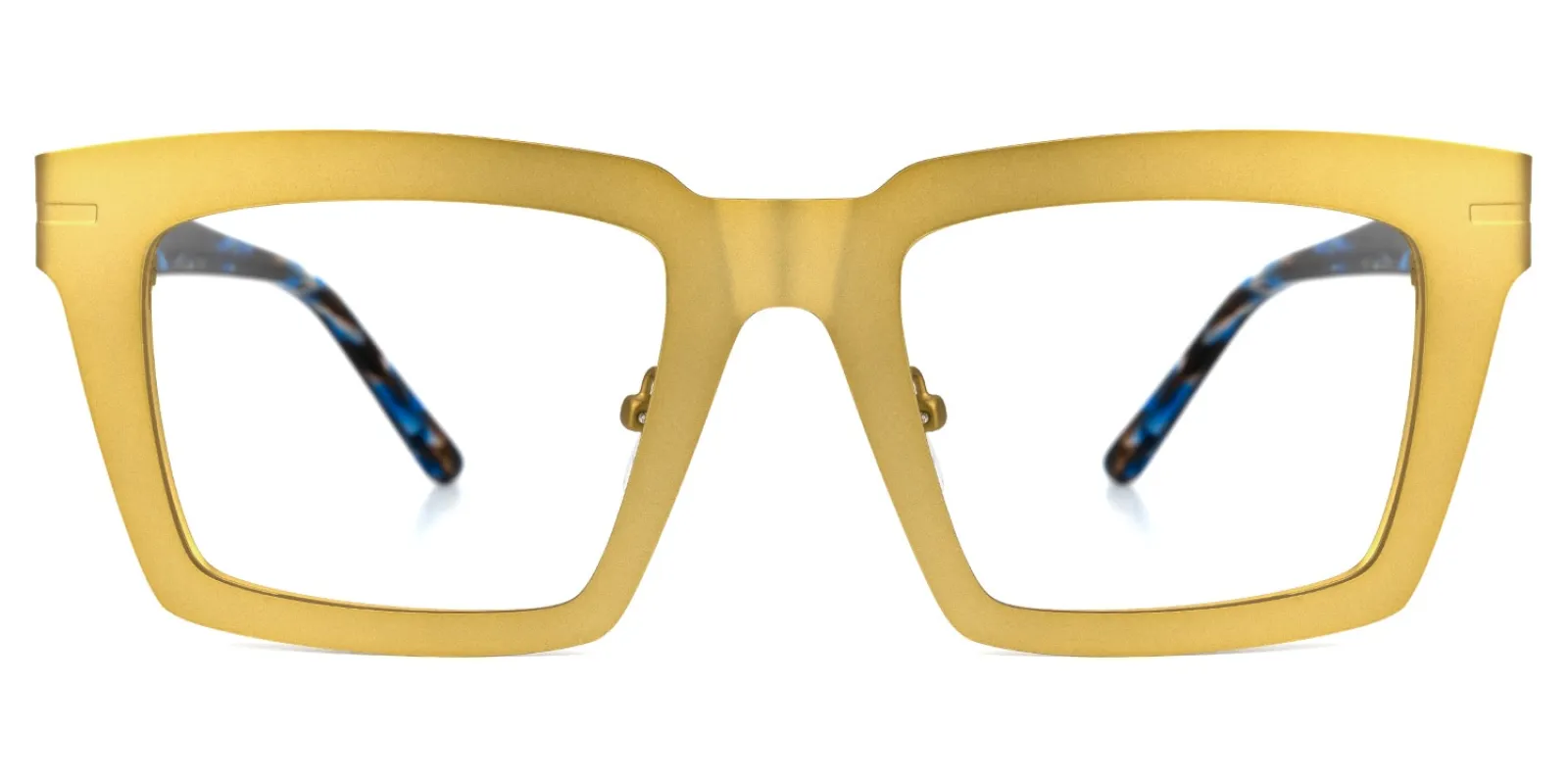 Arnal - Rectangle Gold Eyeglasses sold by Vooglam