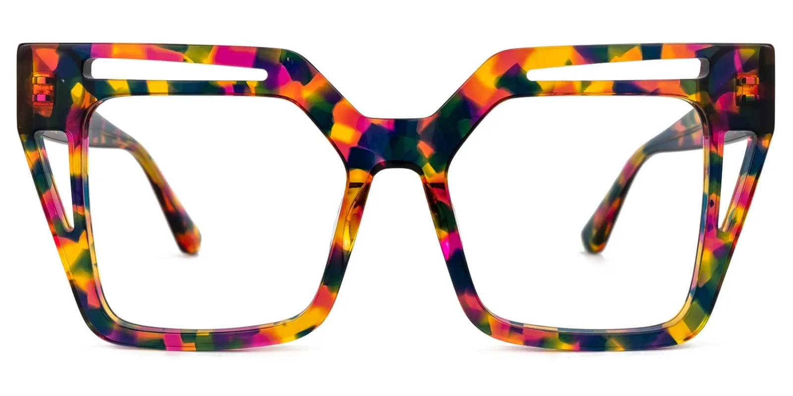 Eduarte - Square Multicolor Eyeglasses sold by Vooglam