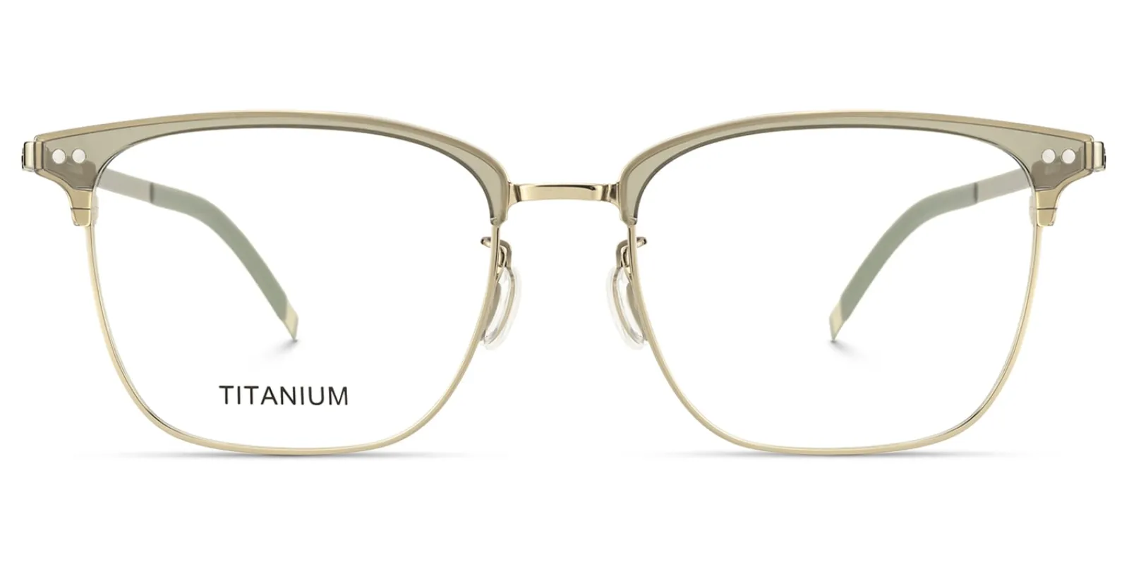 Chord - Rectangle Green Eyeglasses sold by Vooglam