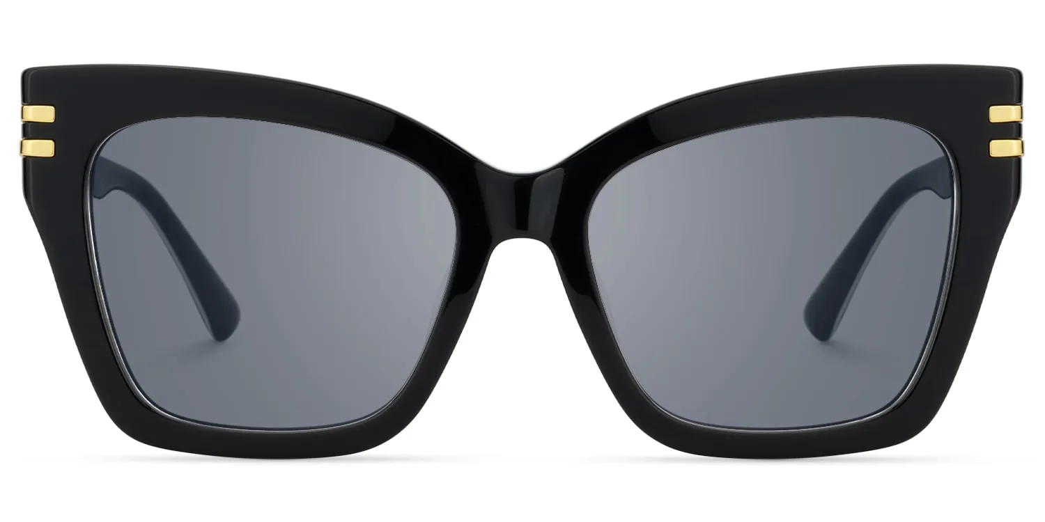 Tabitha - Butterfly Black Sunglasses sold by Vooglam product image thumbnail 2