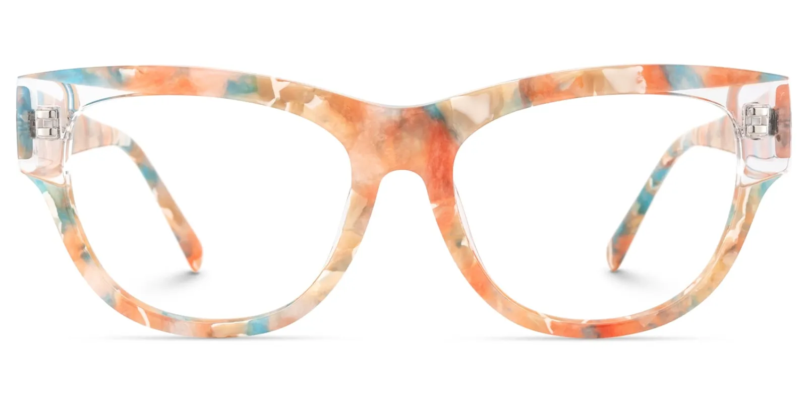 Fusion - Cat Eye Floral Eyeglasses sold by Vooglam