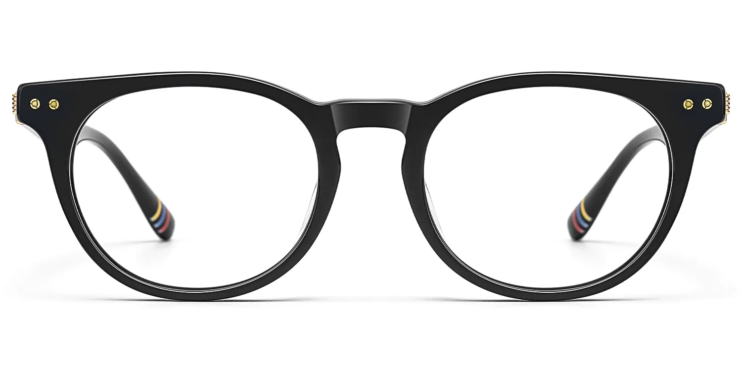 Vintel - Rectangle Black Eyeglasses sold by Vooglam product image thumbnail 2