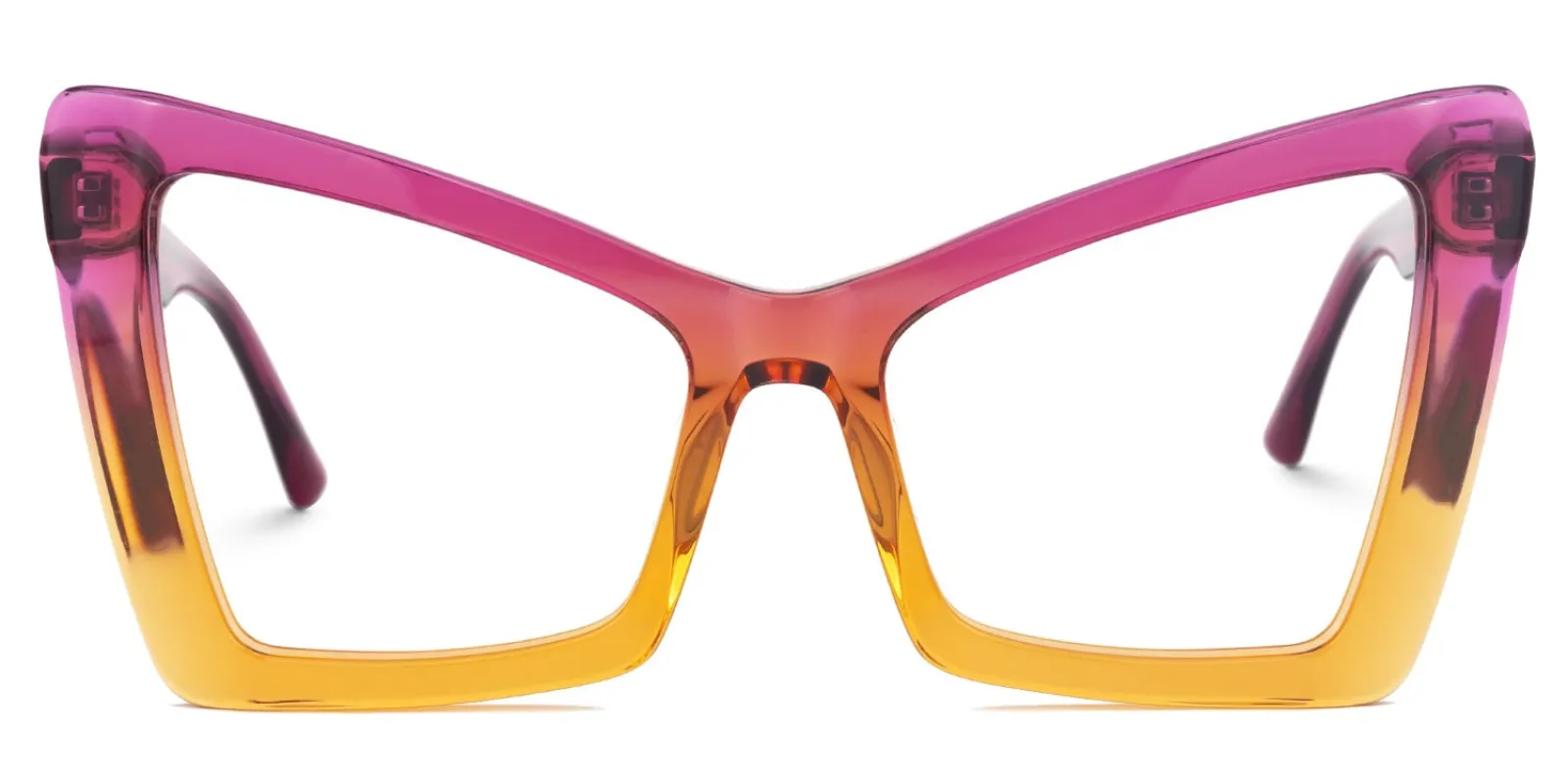 Elidius - Cat Eye Yellow Eyeglasses sold by Vooglam